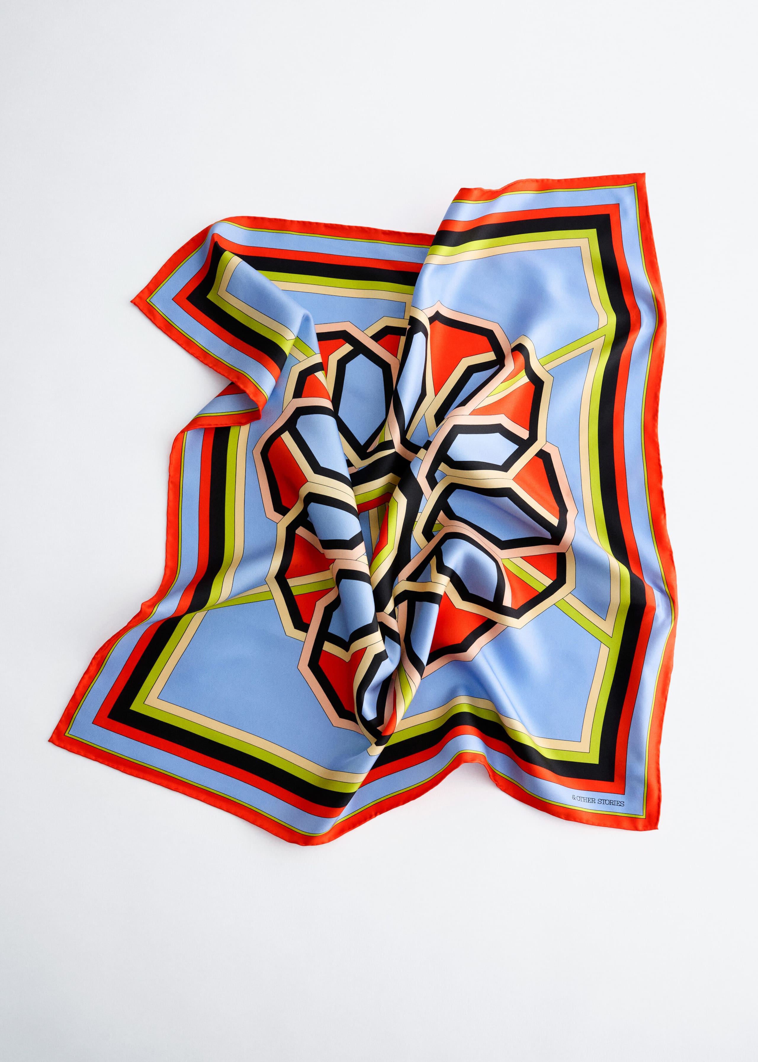 Image of Printed Silk Scarf