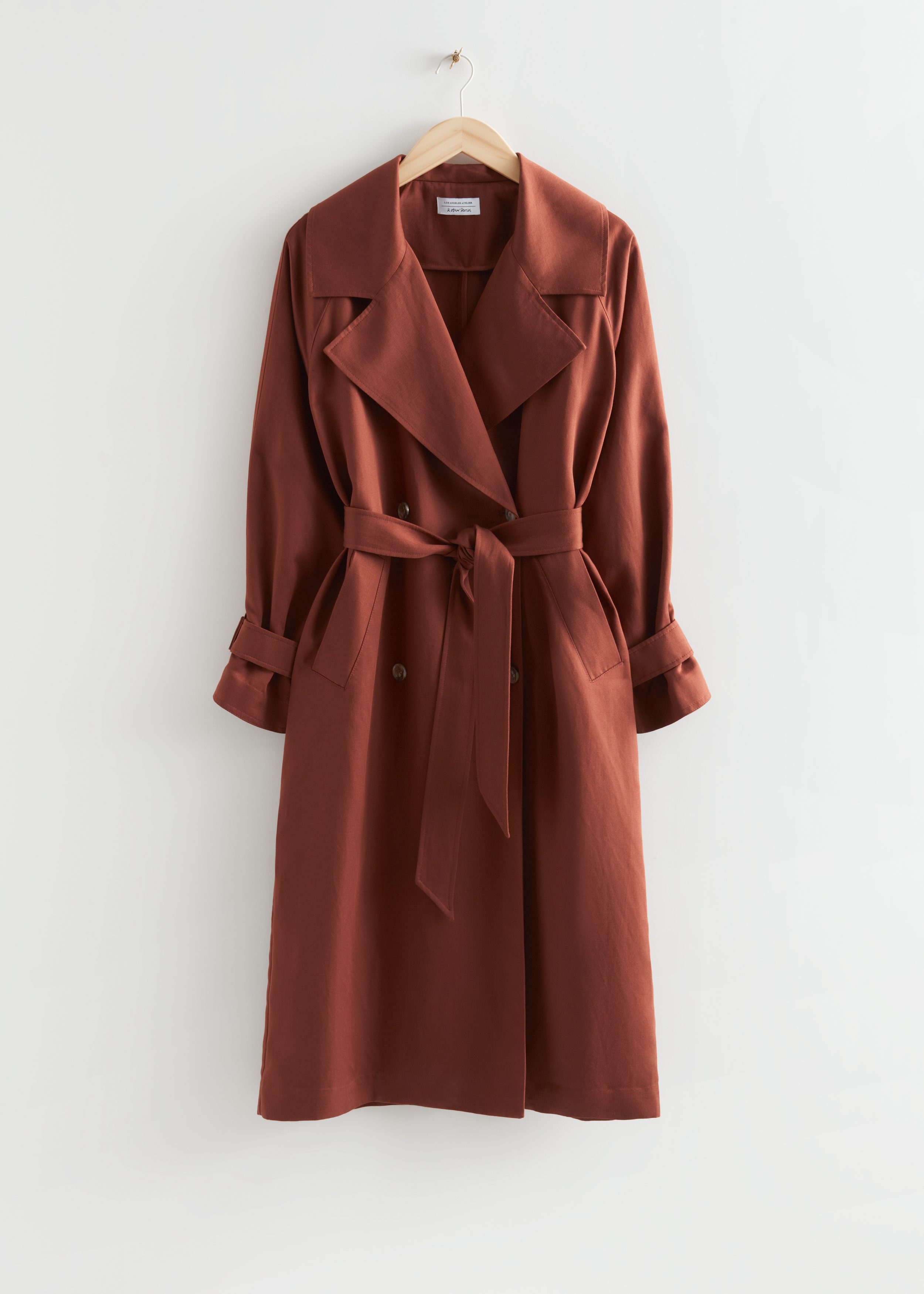 rust duster coat