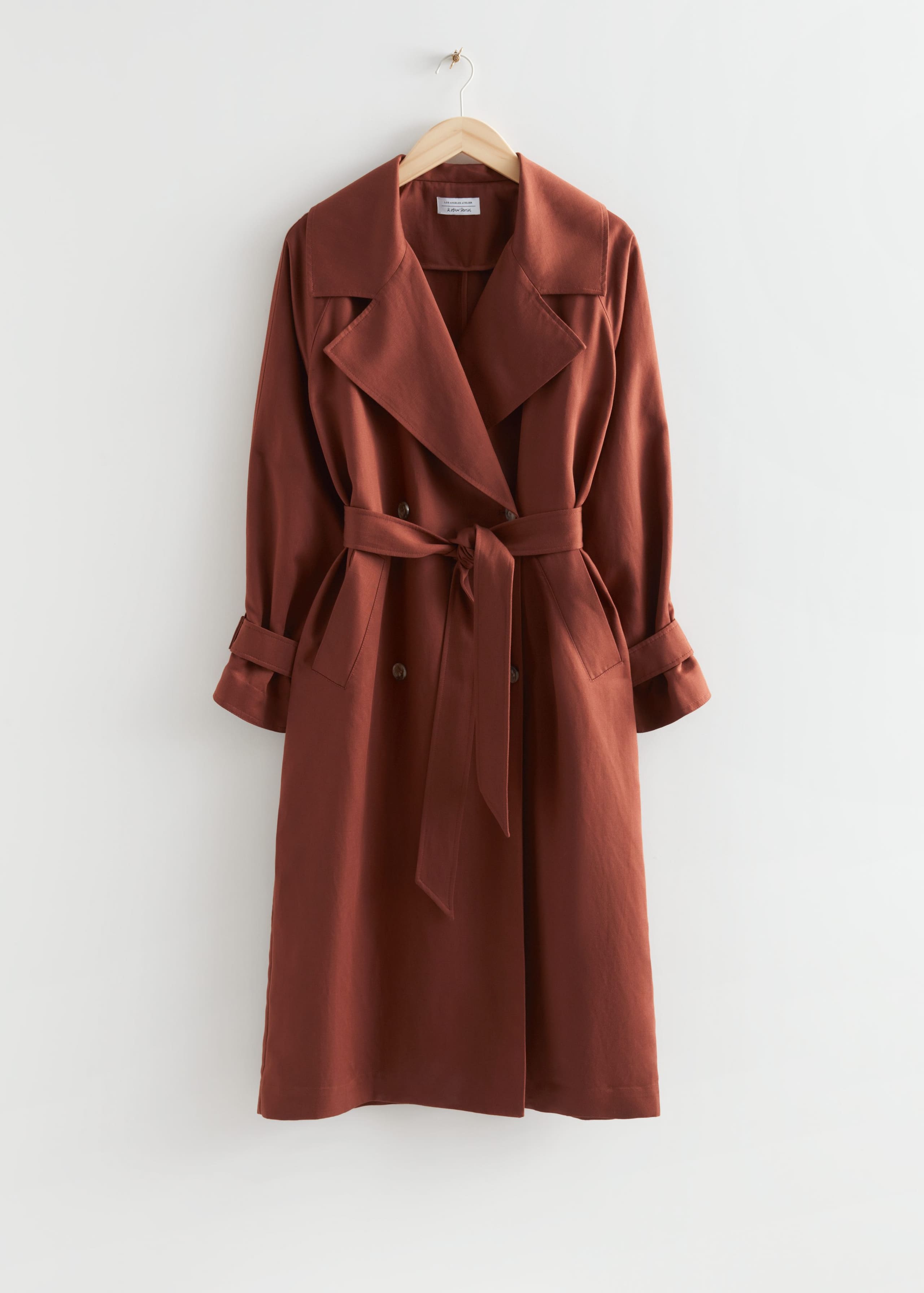 Belted Trench Coat - Rust - Still Life