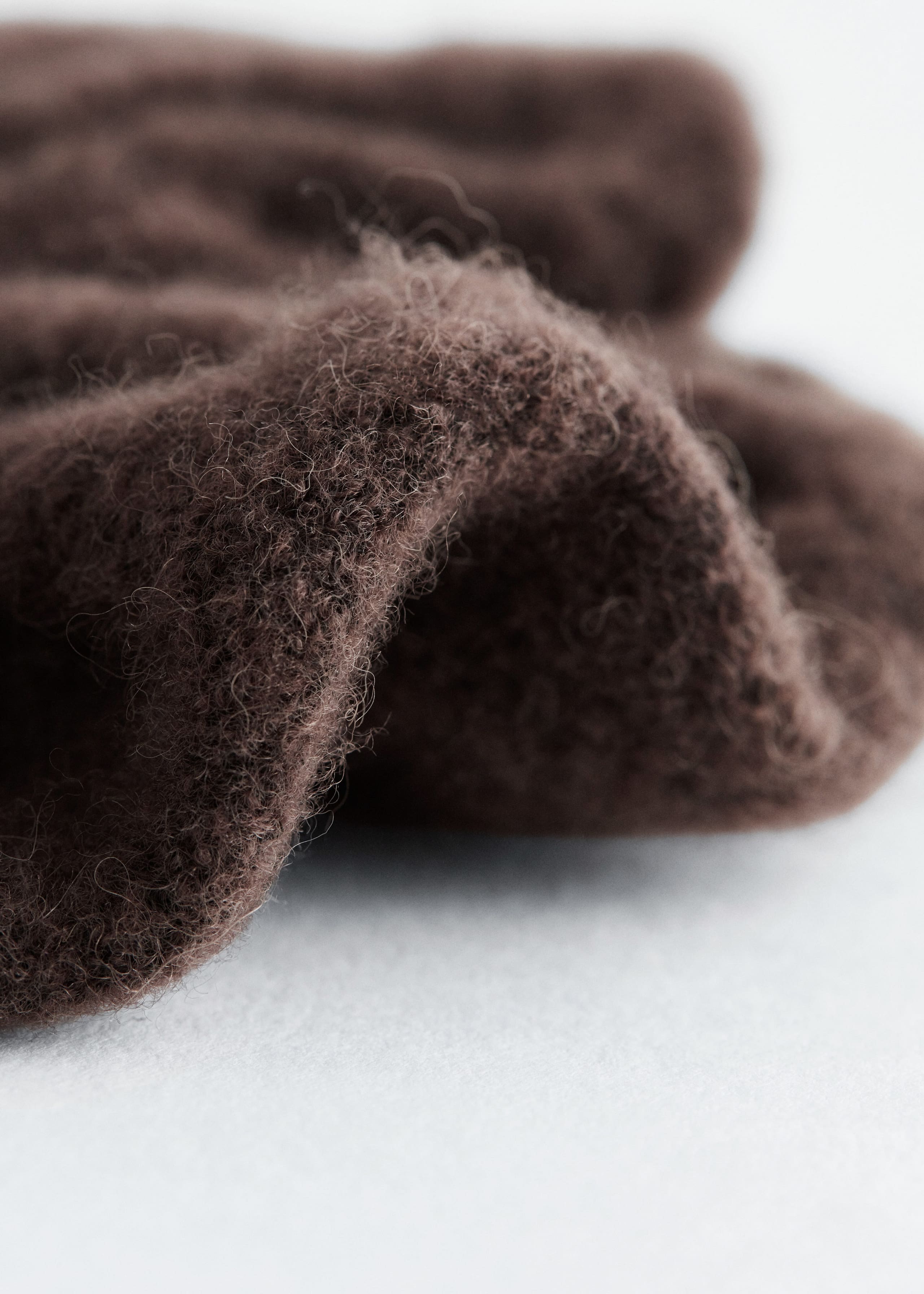 Image of Wool-Blend Knitted Scrunchie