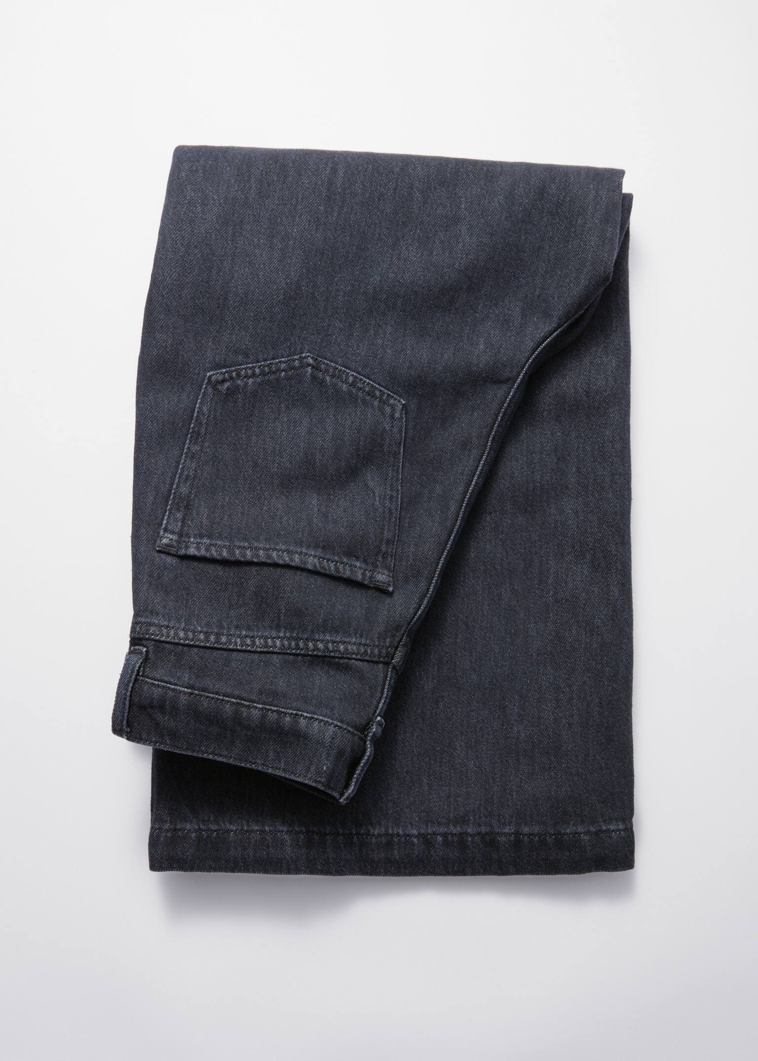 Jean longueur 7/8ème à jambe large - Noir - 2