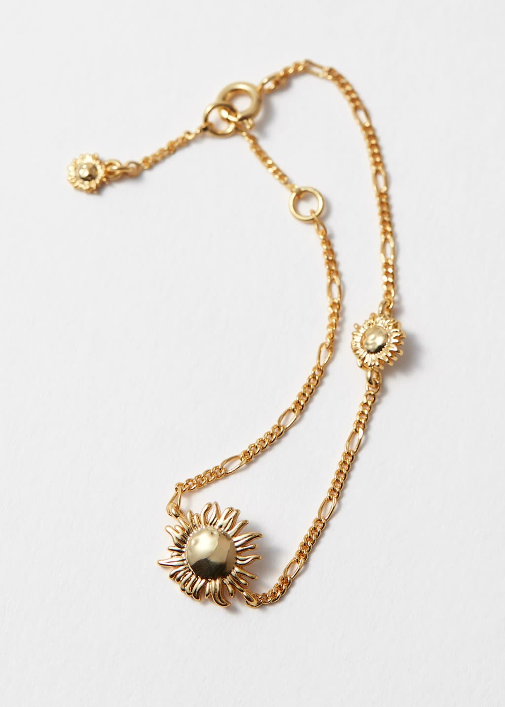 Image of Braccialetto con charm girasole