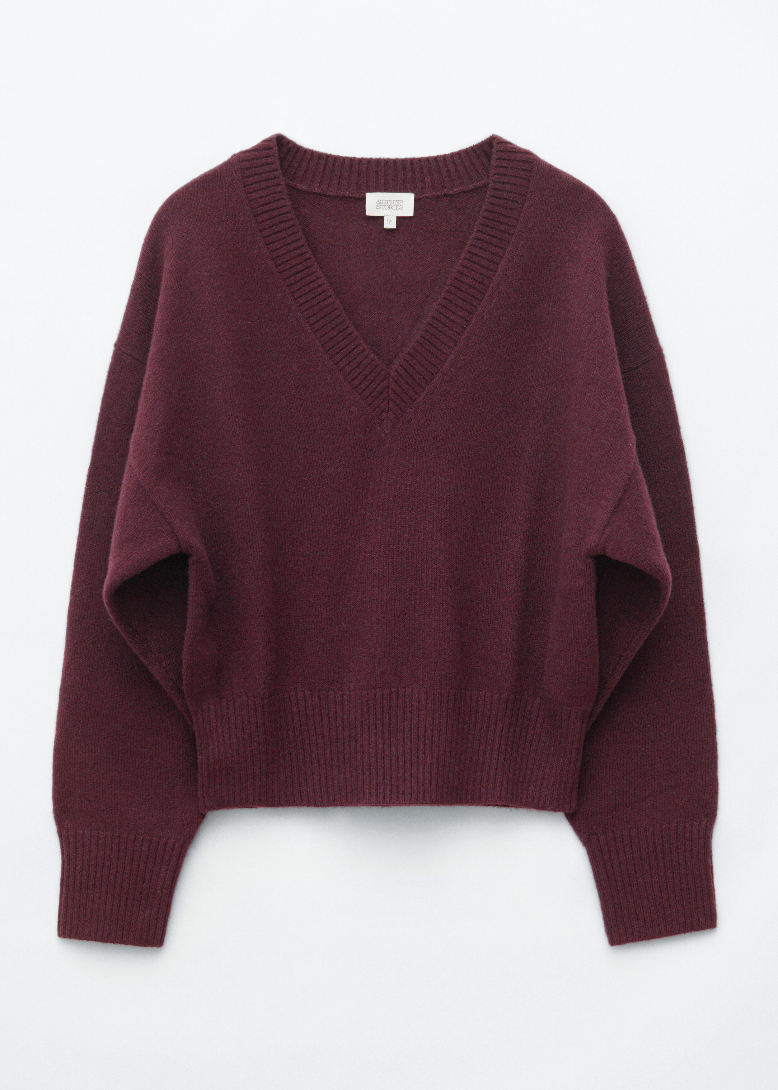 Style Edit 13 Wool-Cotton V-Neck Jumper