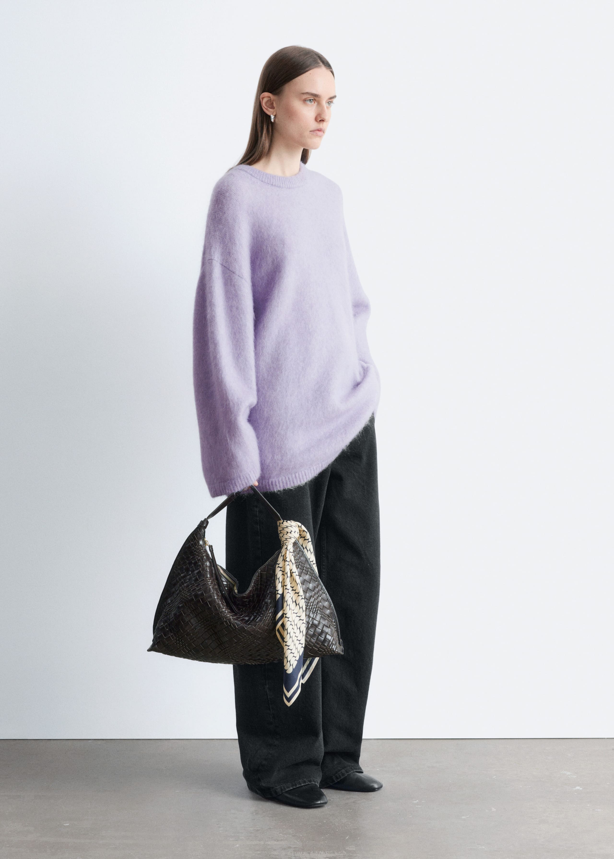Image of Oversized Mohair-Blend Sweater