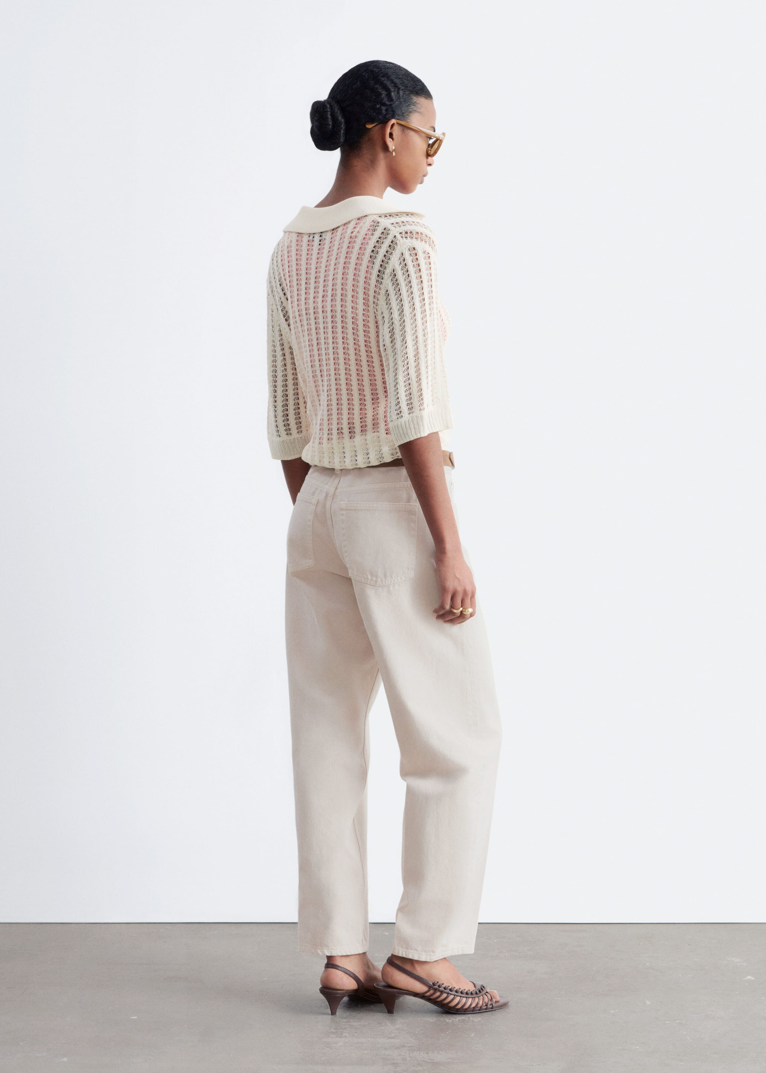 Image of Jeans med avsmalnande ben