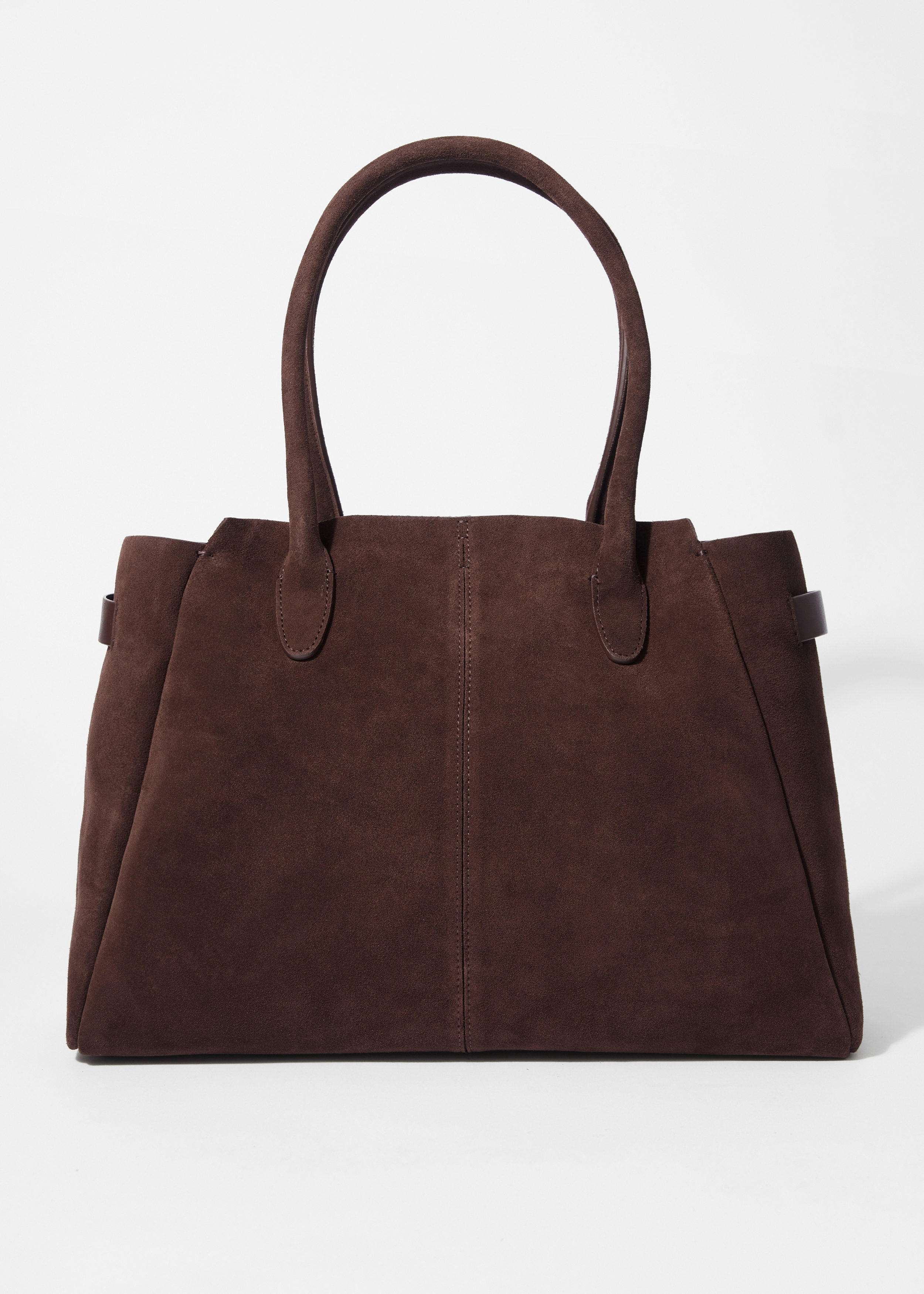 “& Other Stories” Large Suede Tote & Other Stories Large Suede Tote in Brown | Lyst
