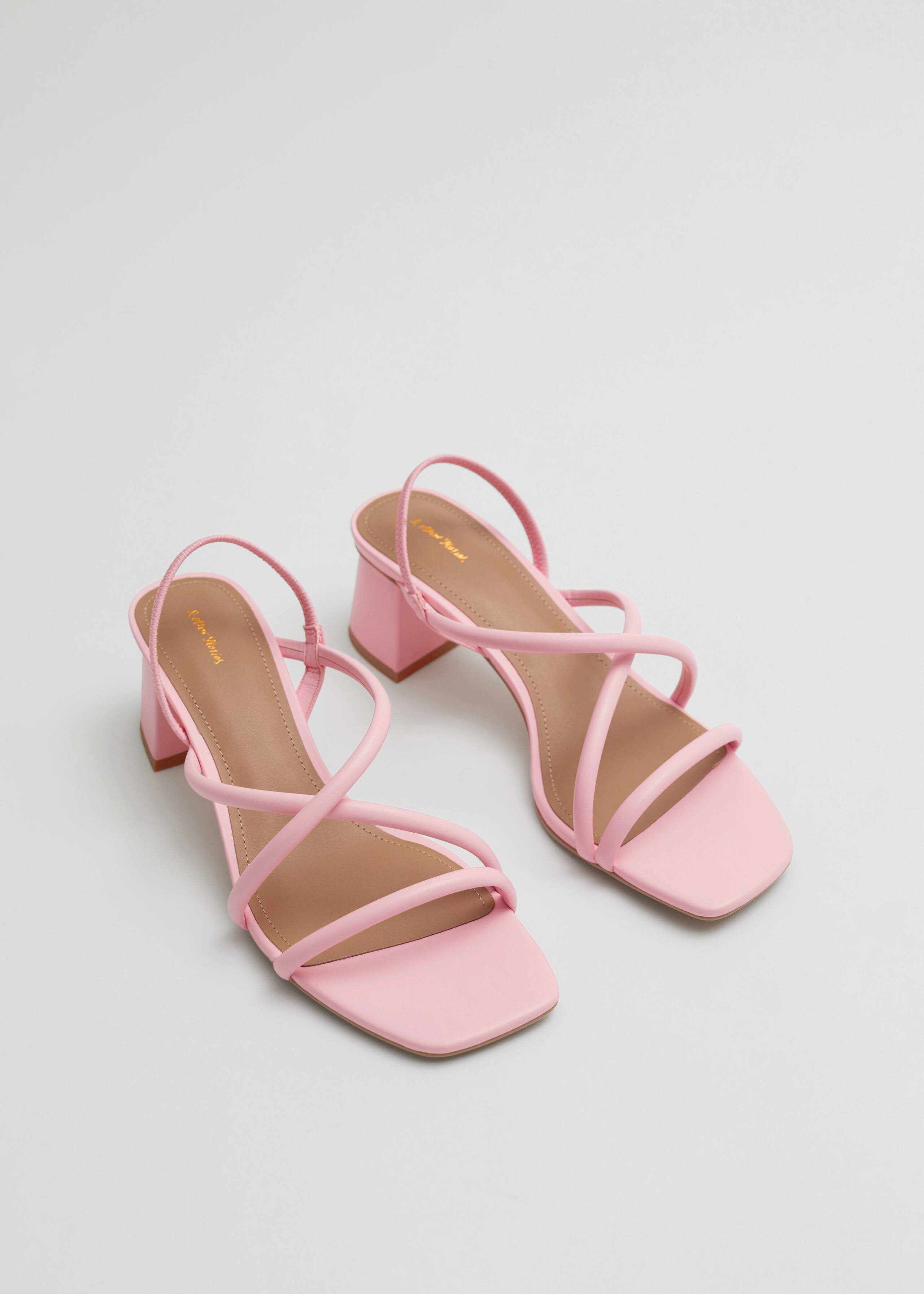 Image of Sandalias de tiras con tacón ancho