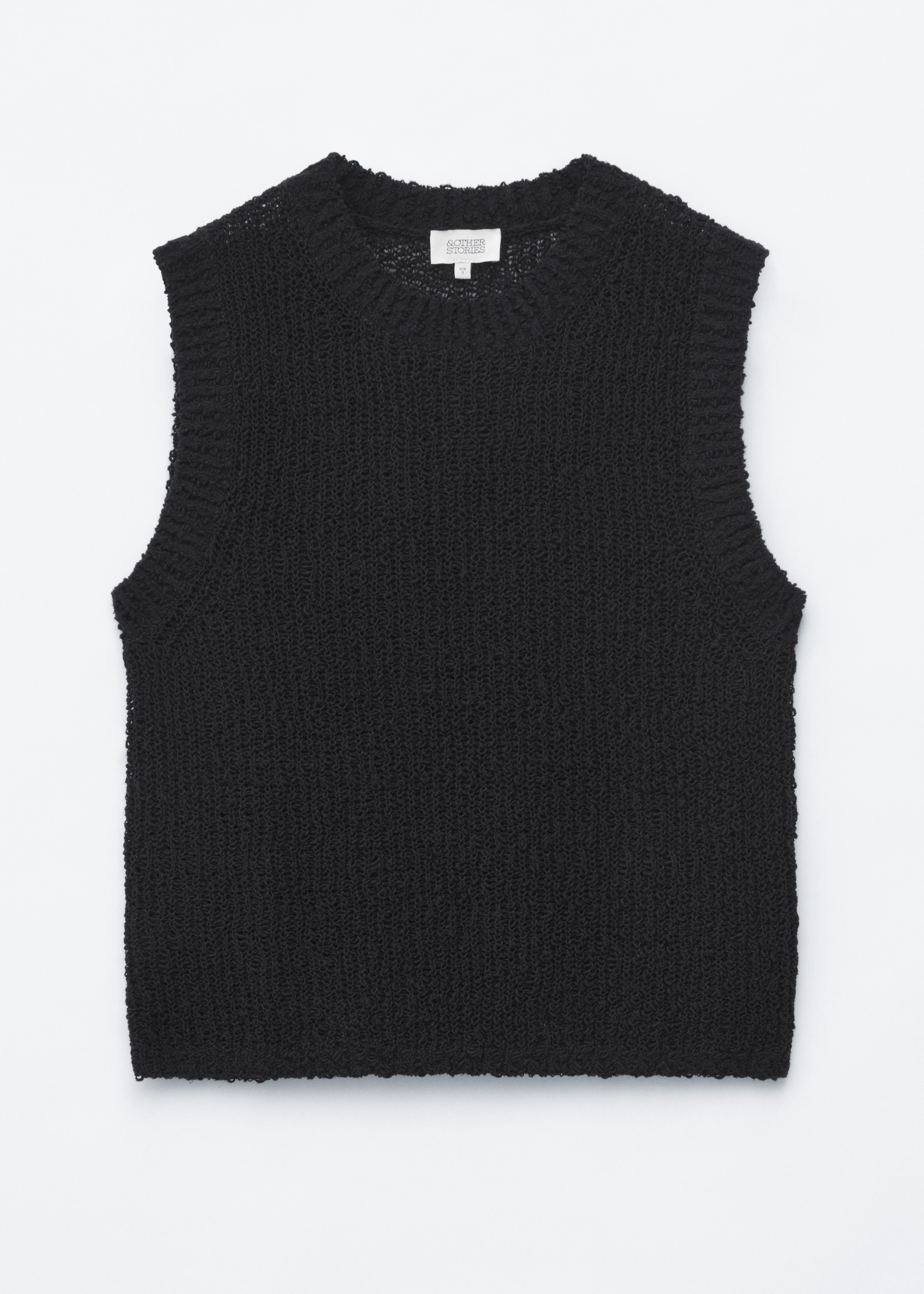 Gilet in seta e cotone - Nero/Bianco