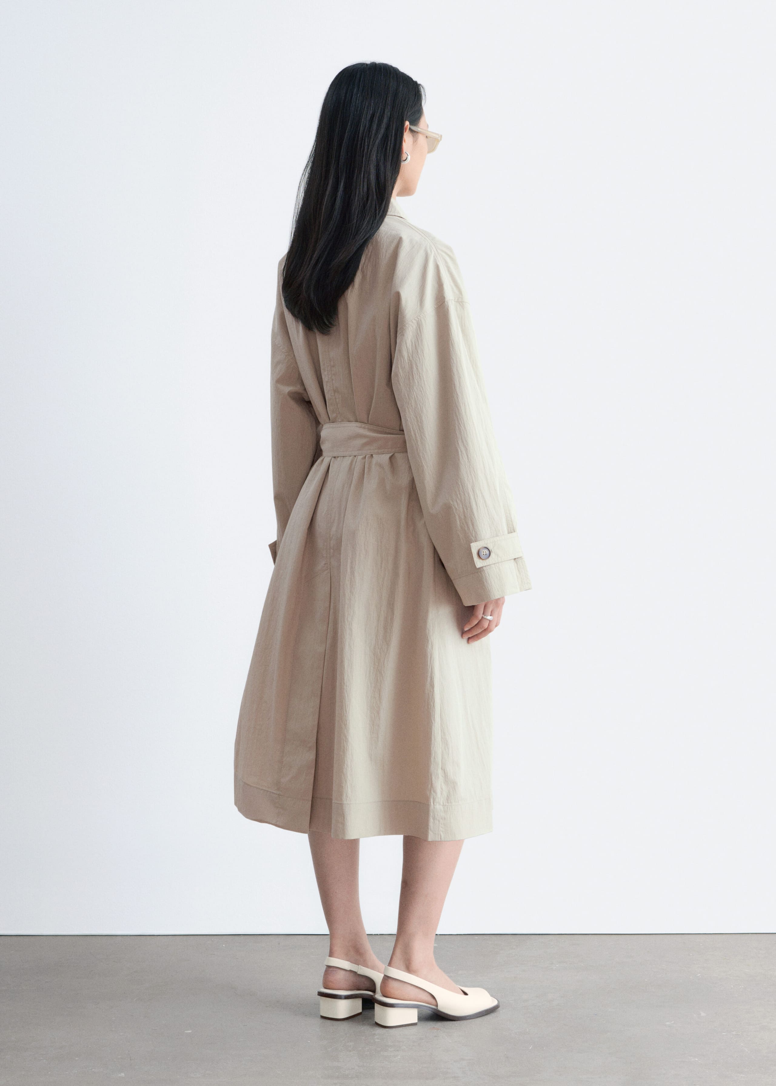 Image of Belted Car Coat