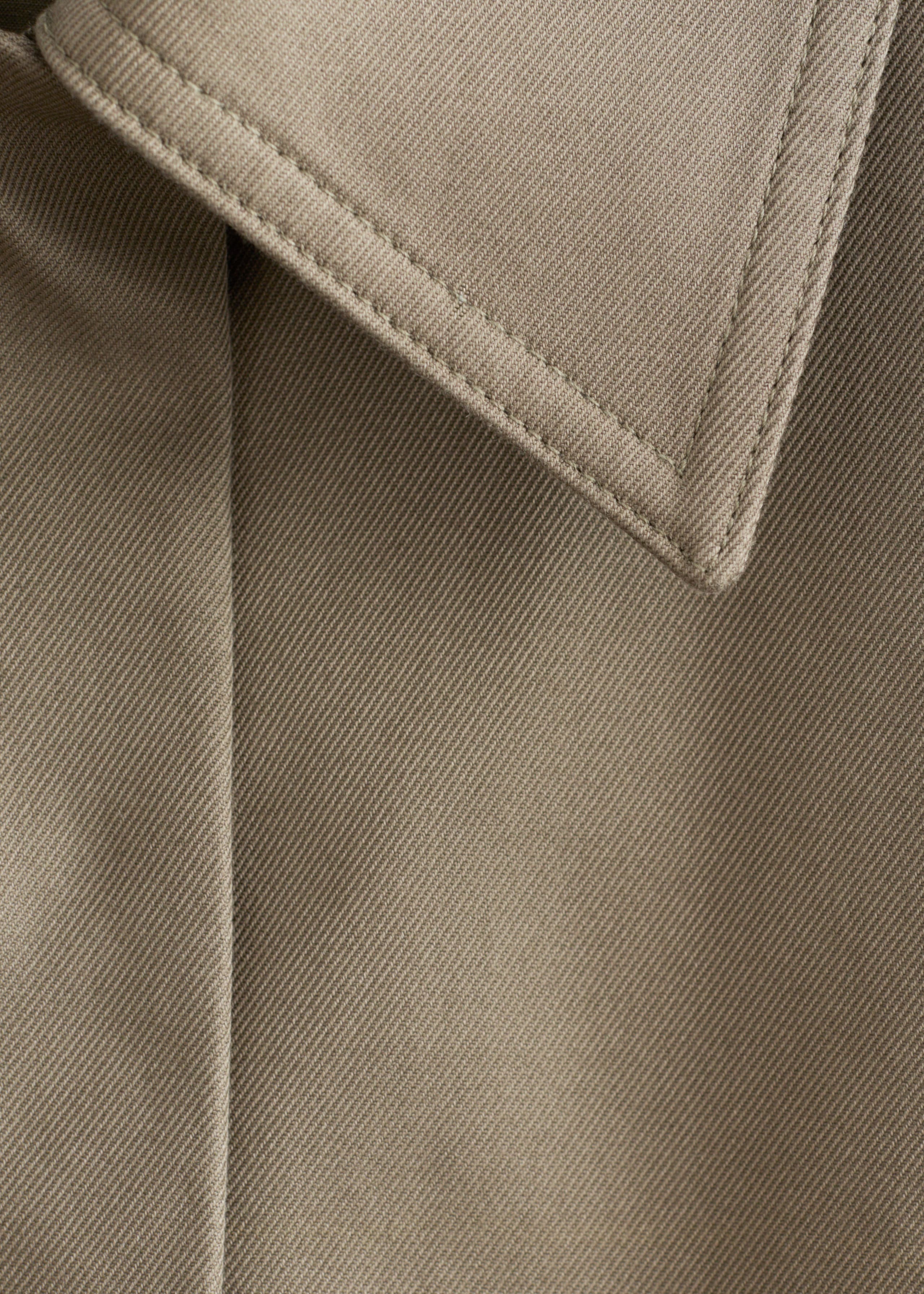 Image of Oversized Drawstring Utility Jacket