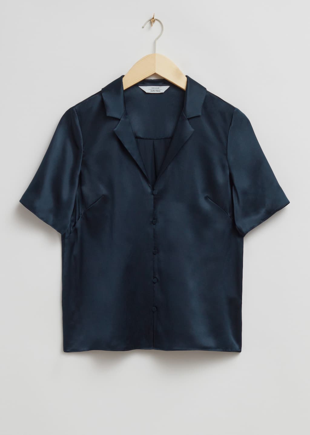FluidSilkShirt - Dark Blue - Natura morta