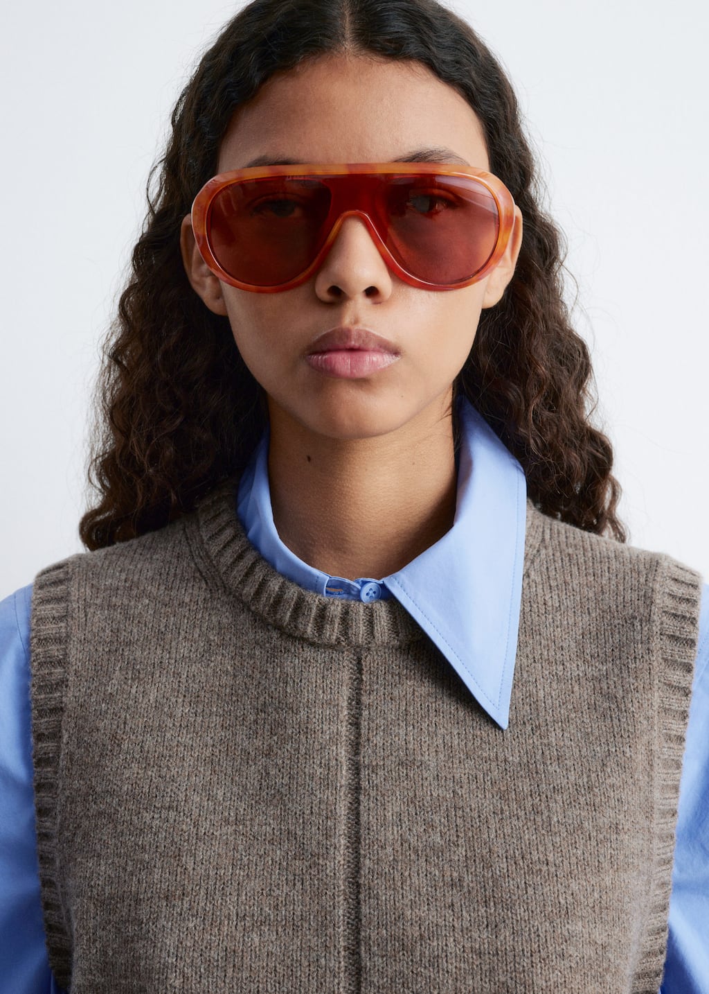 Image of Knitted Sweater Vest