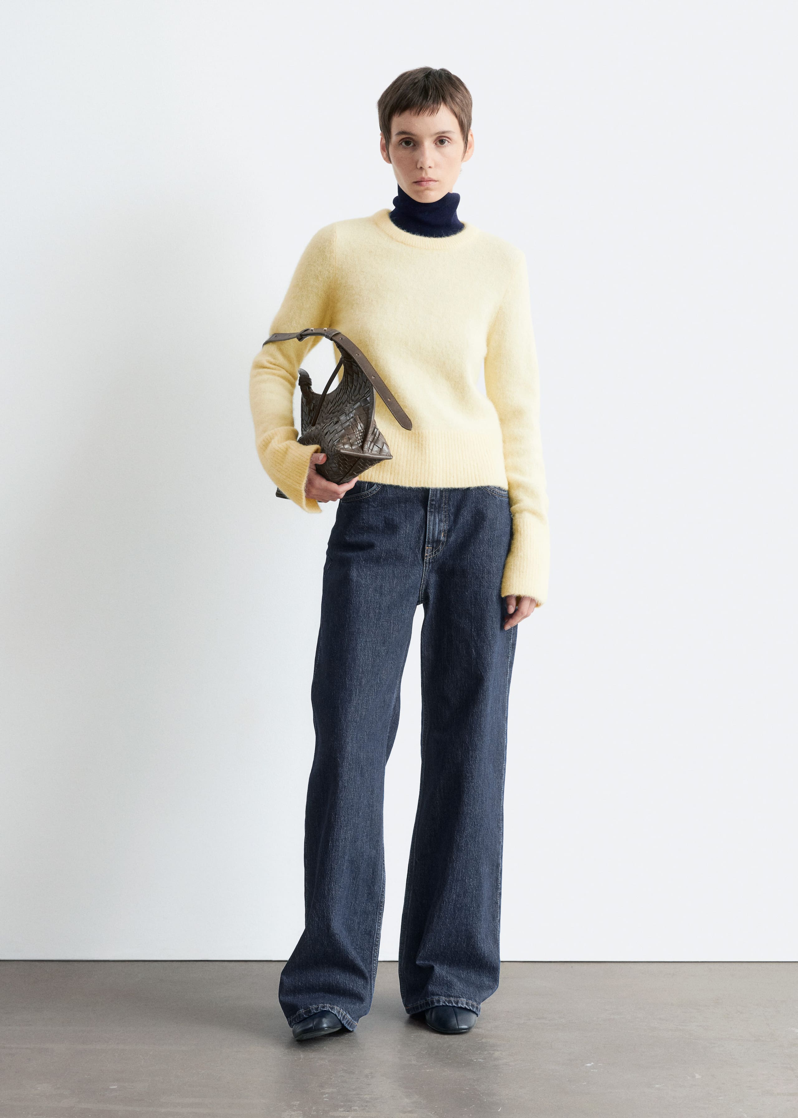 Image of Suéter de punto slim fit