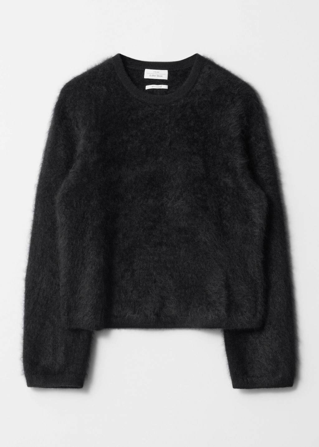 Sweter ze szczotkowanego kaszmiru