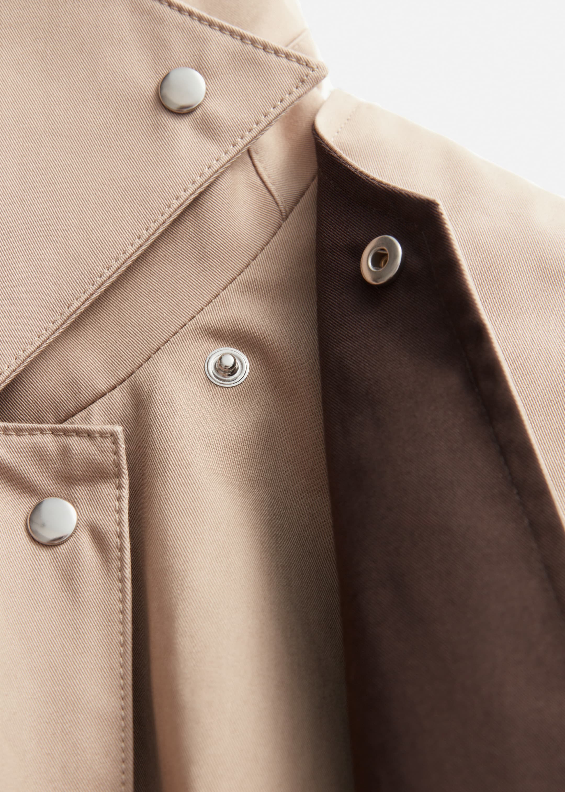 Größeres Bild anzeigen: Trenchcoat mit Tunnelkragen - Beige - Ladies | H&M AT 4