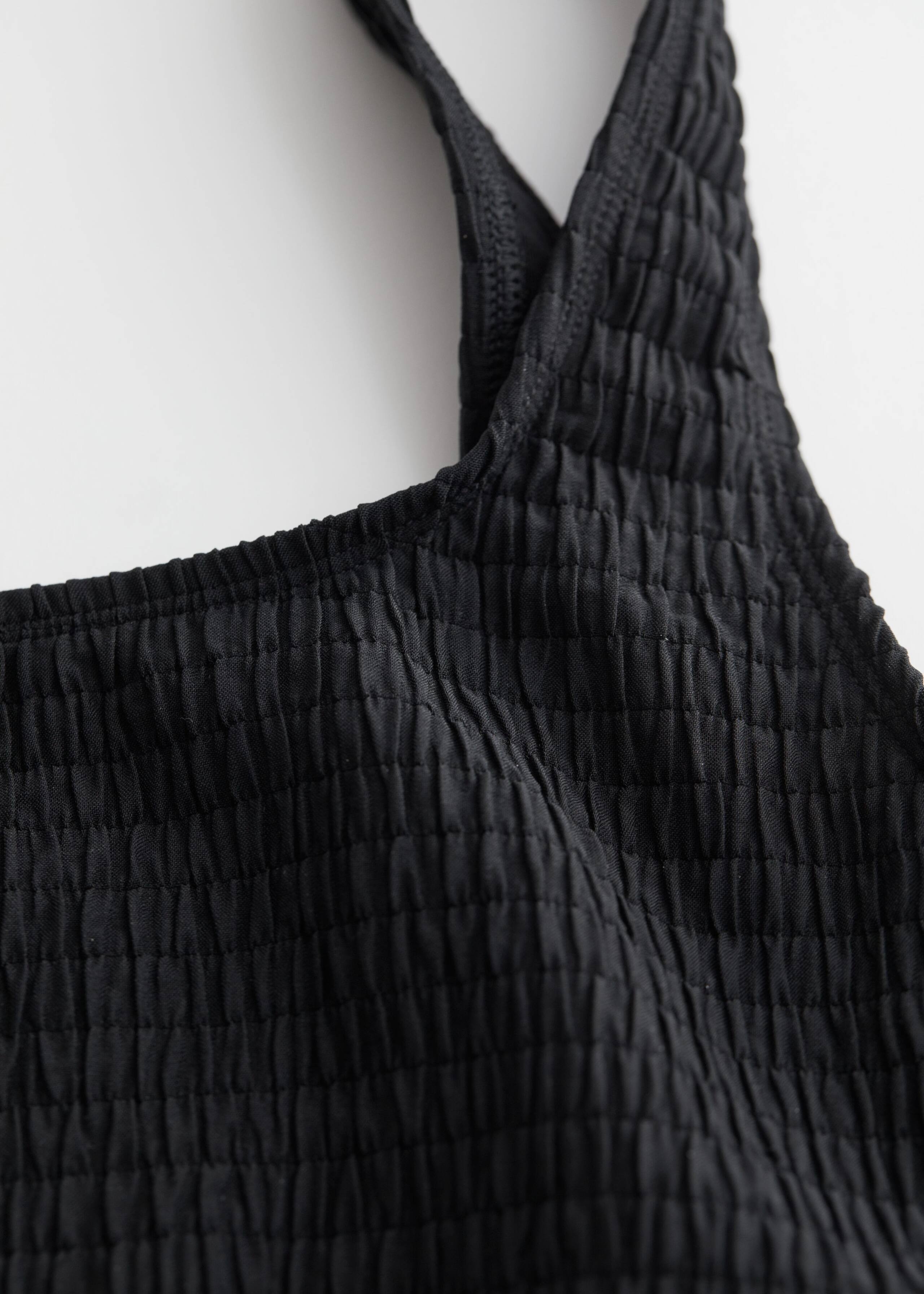 Ruched Square Neck Bikini Top - {{variantName}} - Descriptive Detail