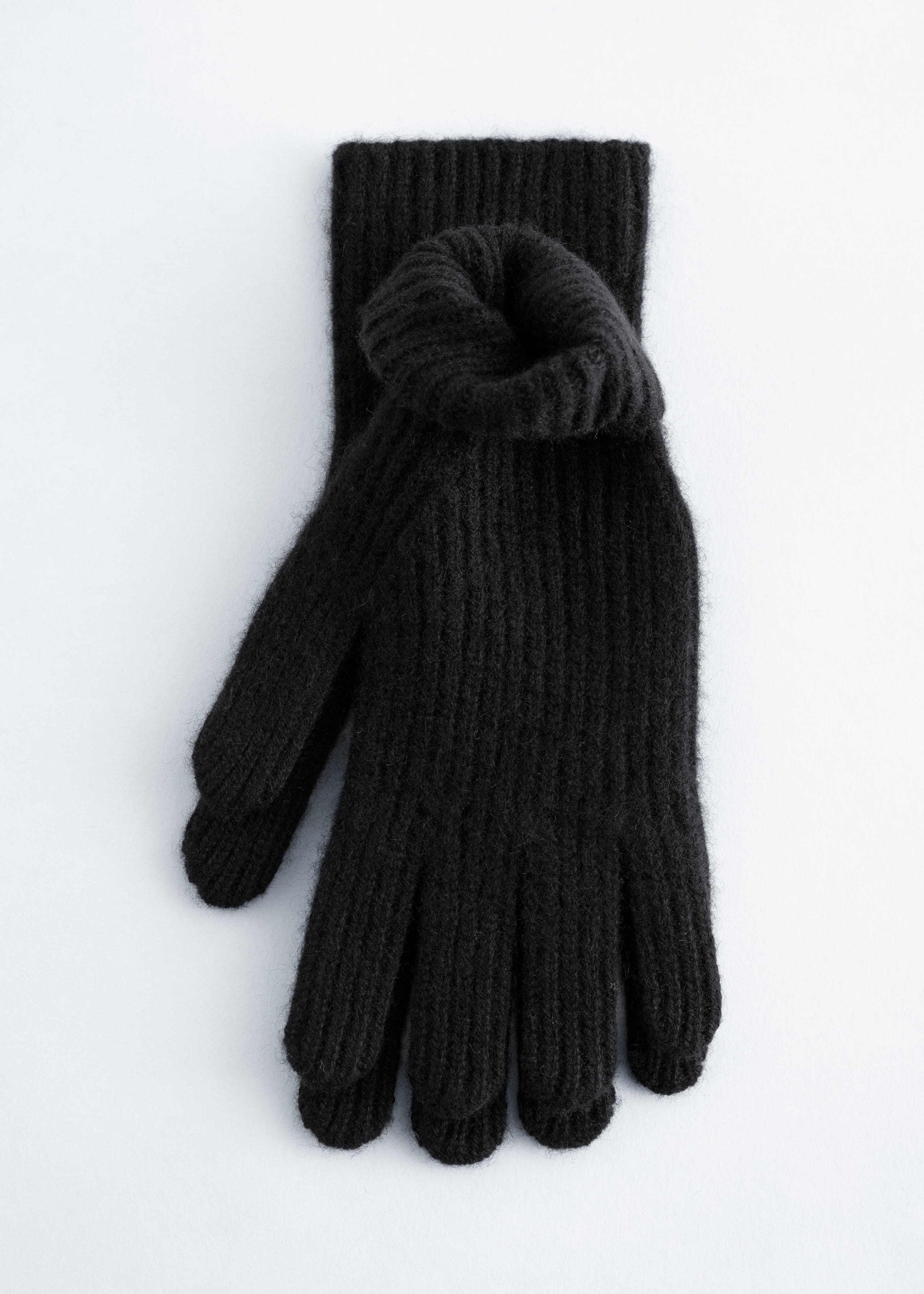 Image of Ribbed Cashmere Gloves