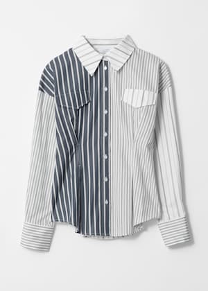 Grey/Navy Stripes