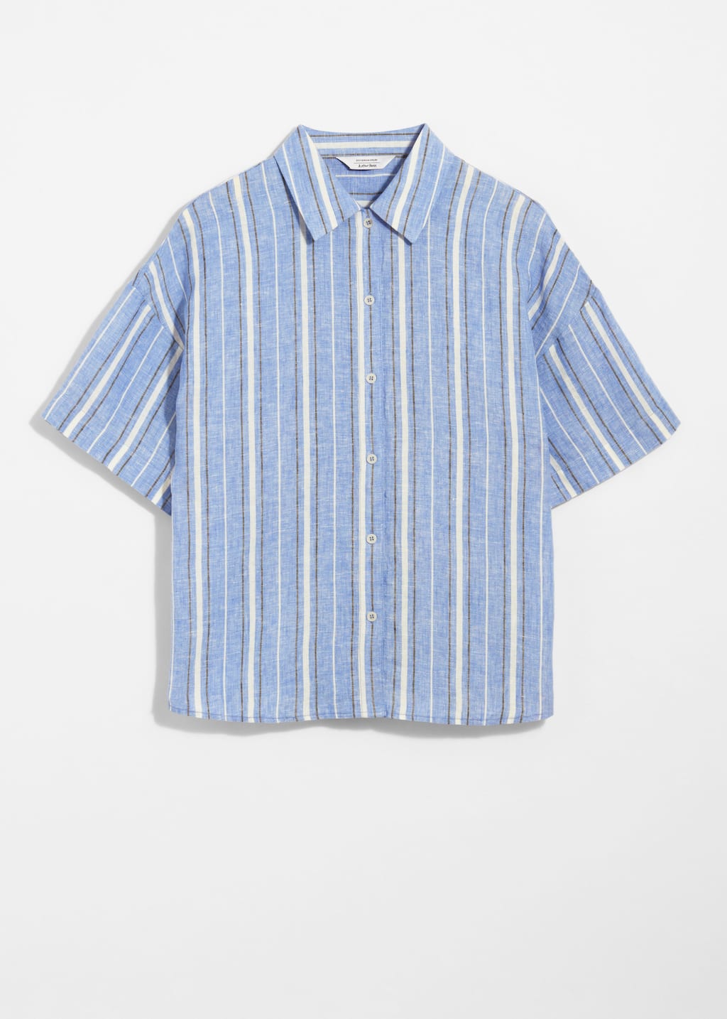 Image of Camisa de lino de corte holgado