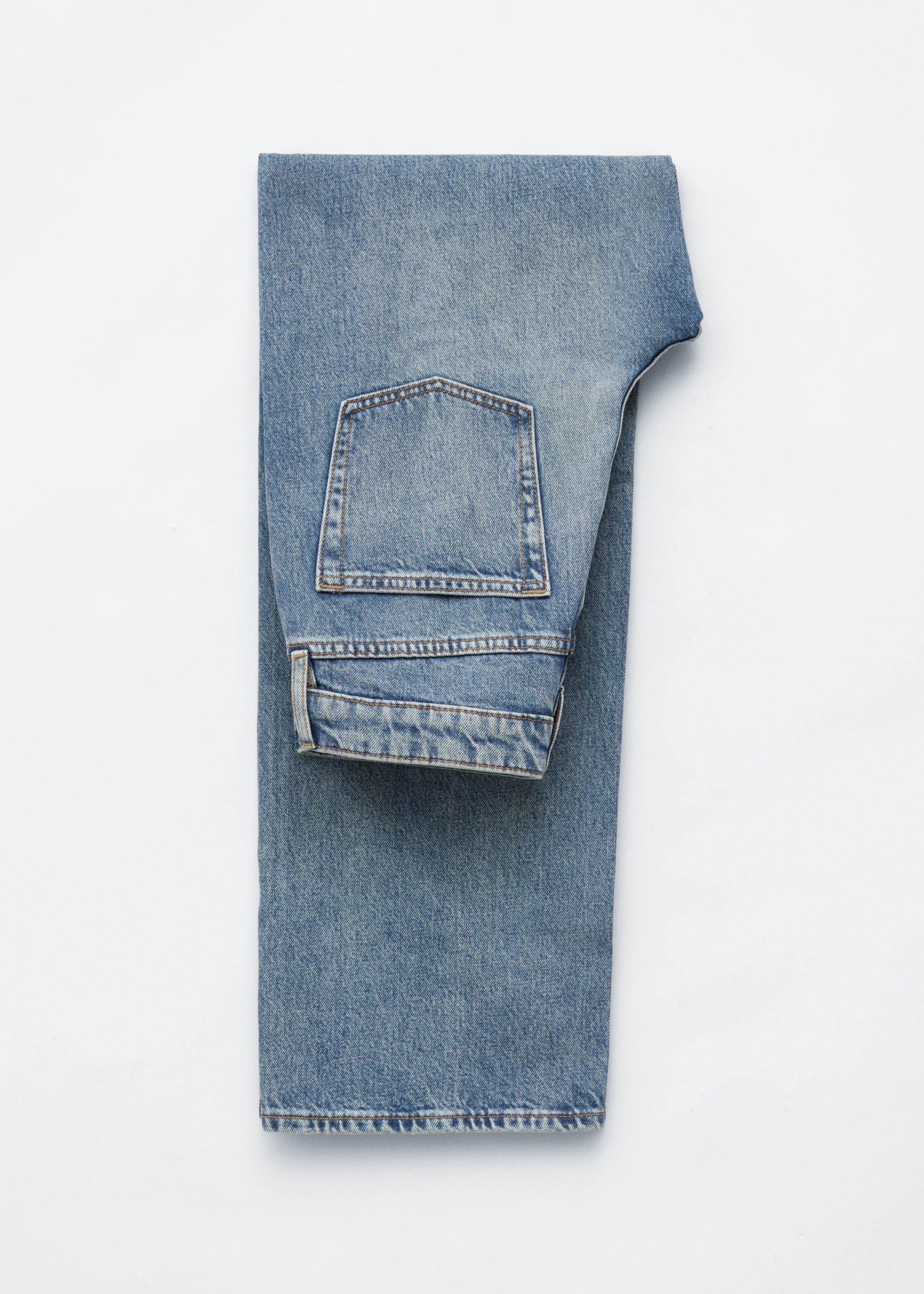 Straight-Leg Jeans - Mid Blue - Still Life