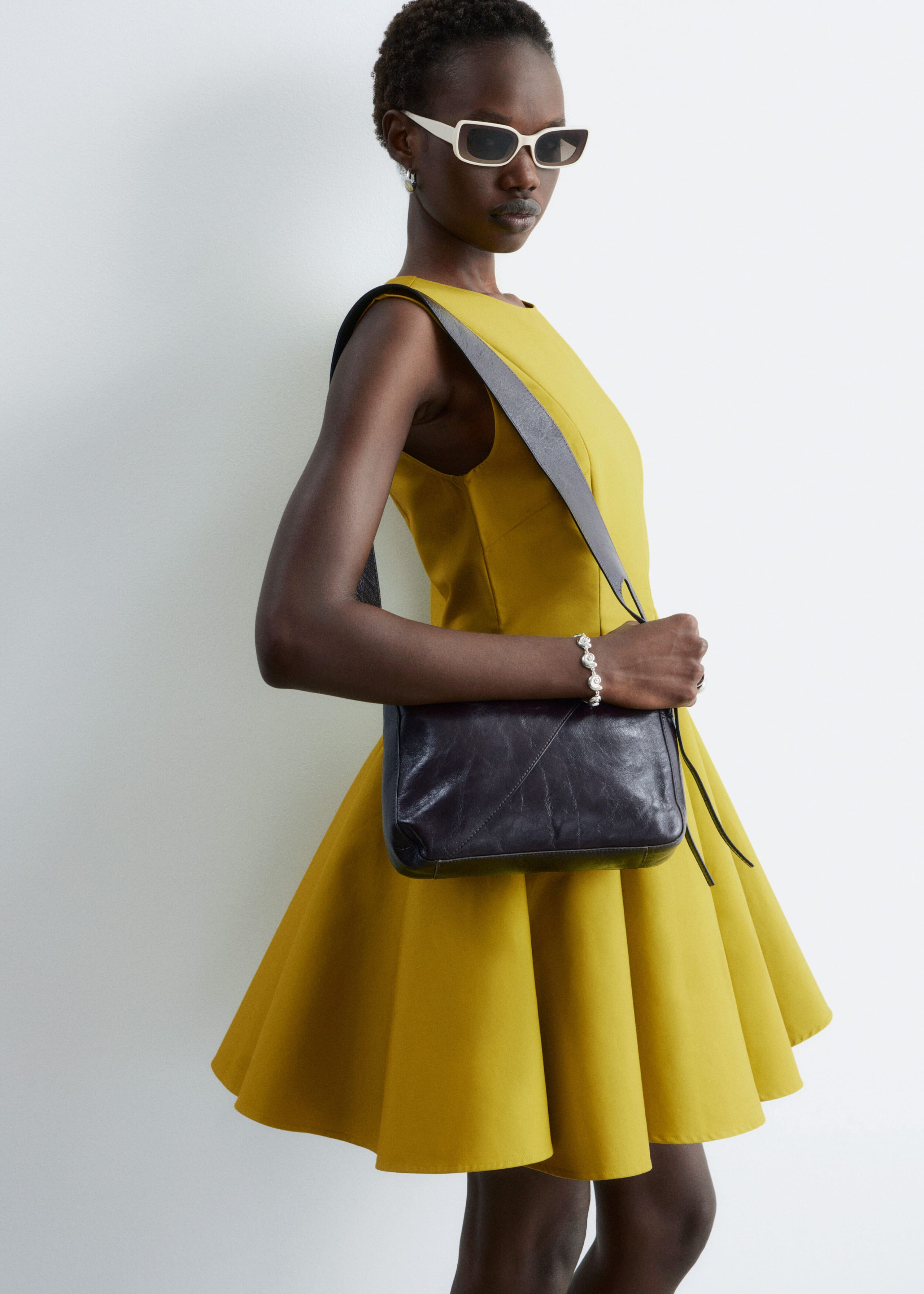 Image of Minikleid mit Falten