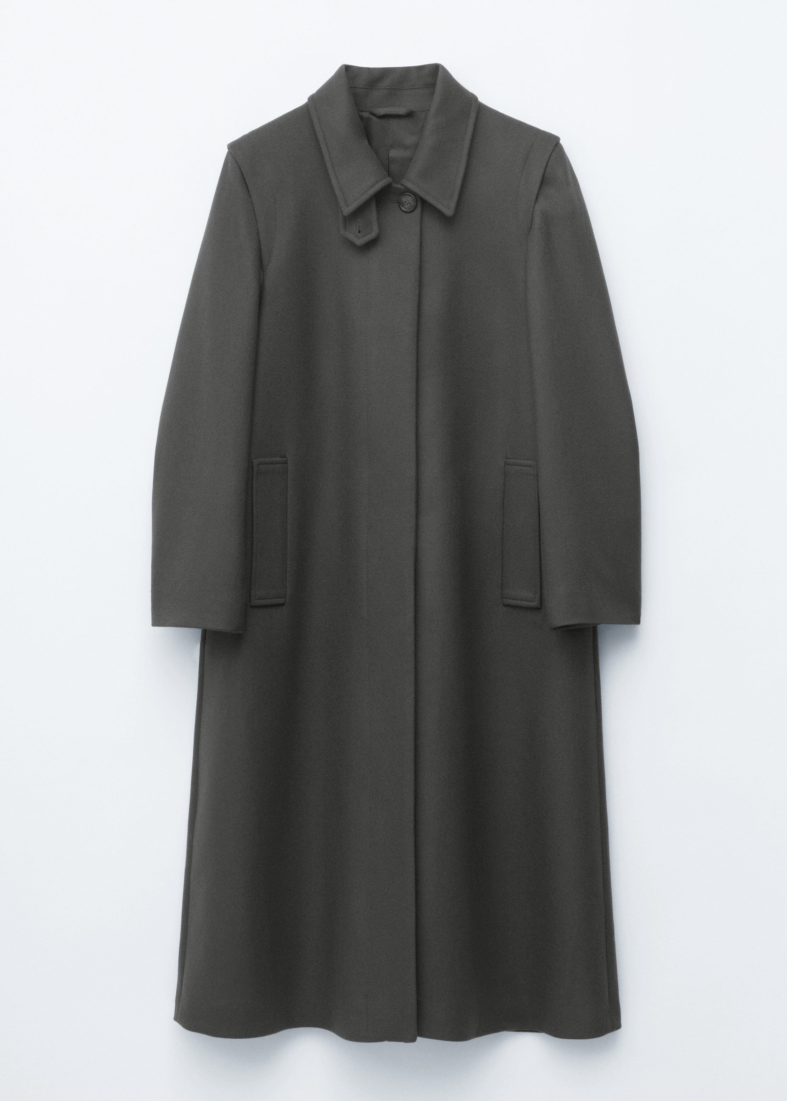 Wool Maxi Coat - Dark Grey - Coats - & Other Stories BE