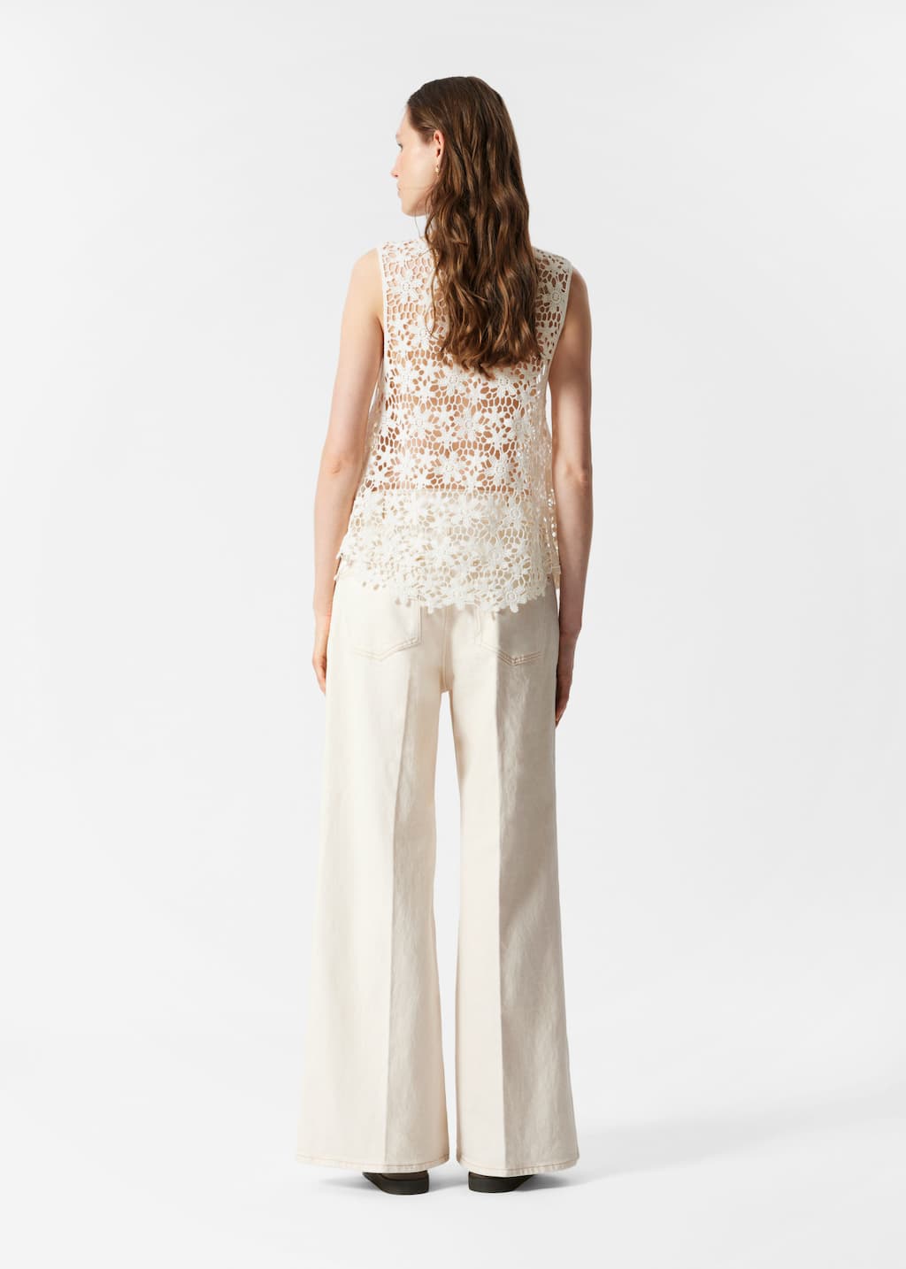 Image of Haut sans manches en crochet