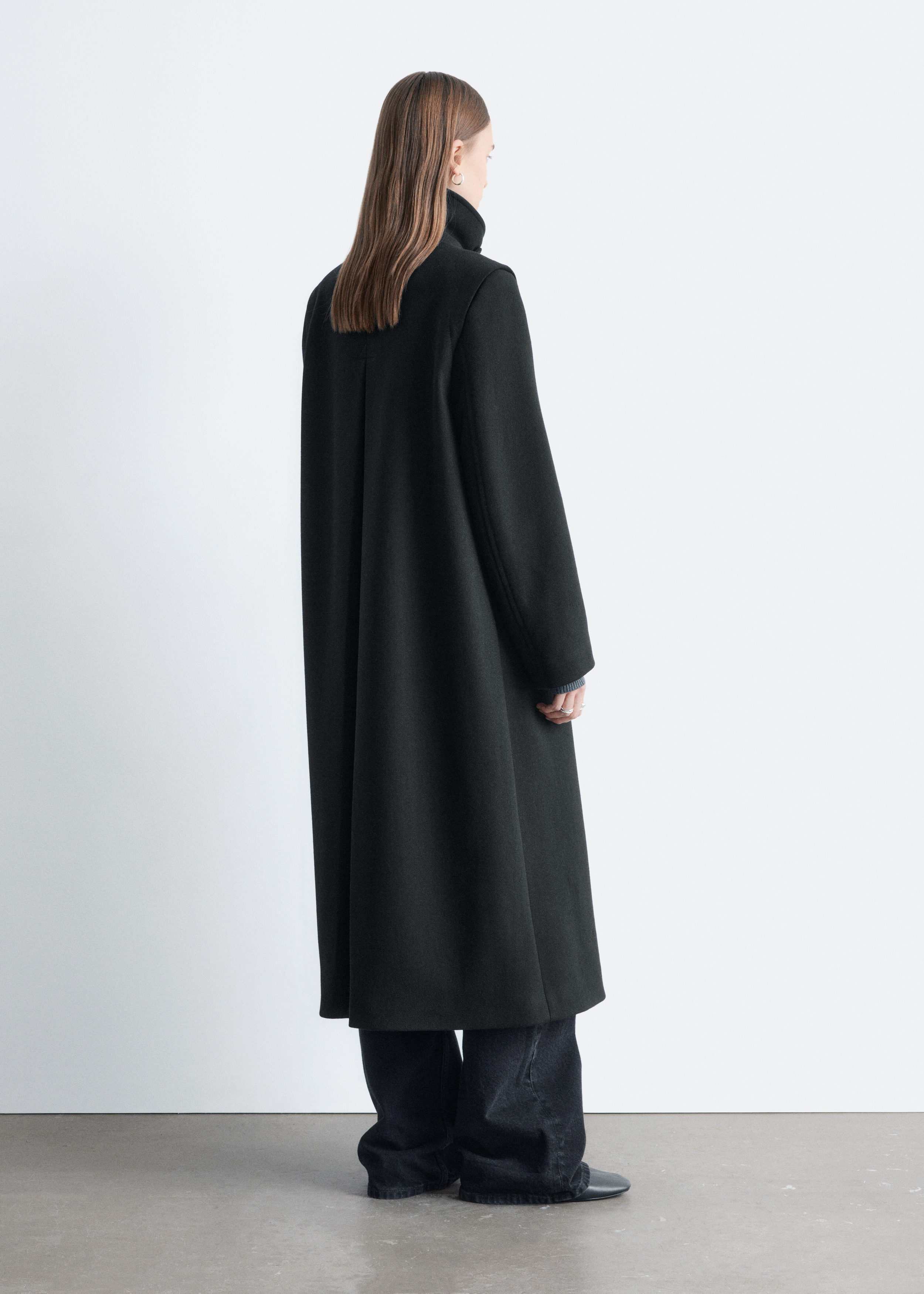 Wool Maxi Coat - Black - Coats - & Other Stories US