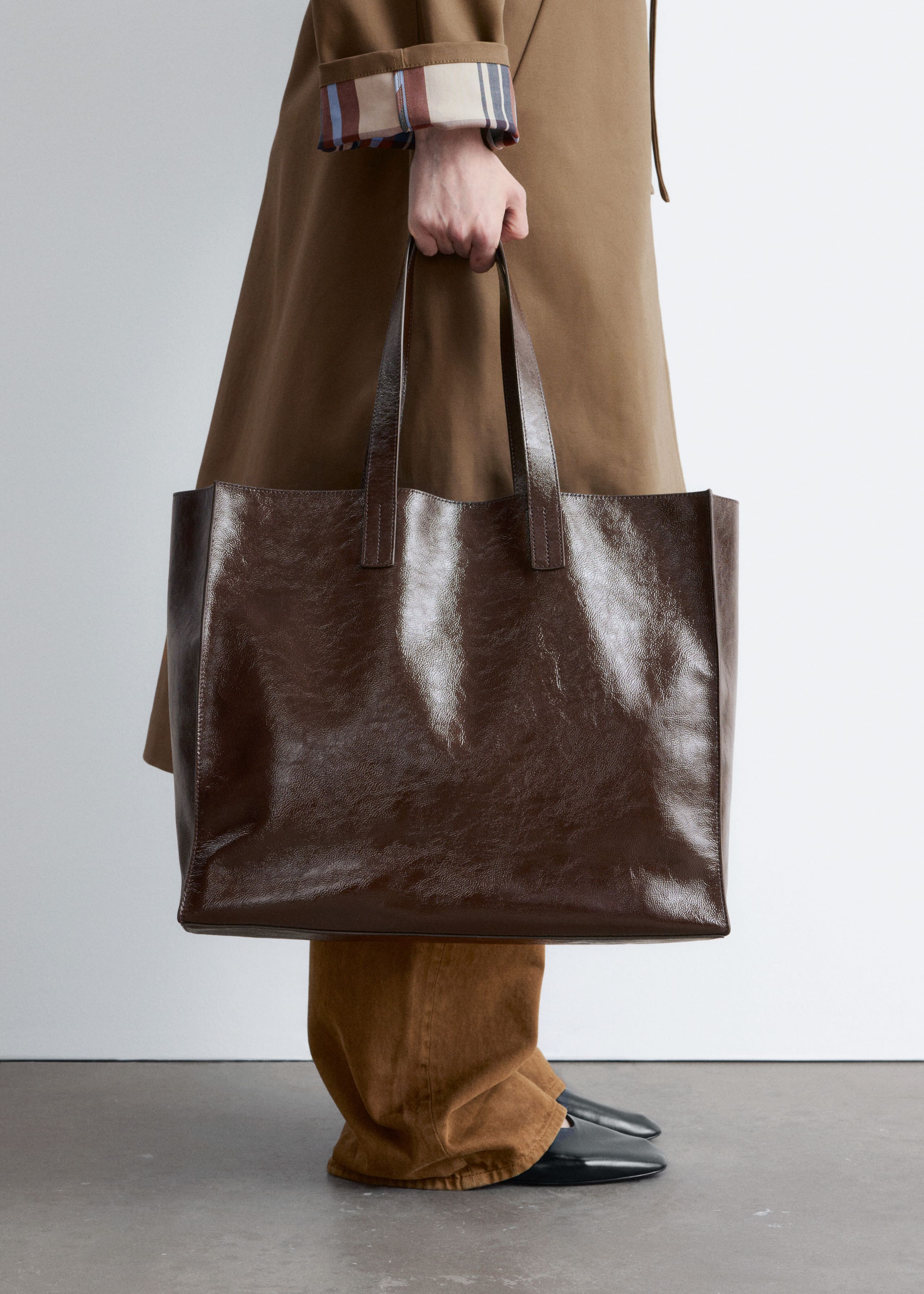 Image of Leather Tote Bag