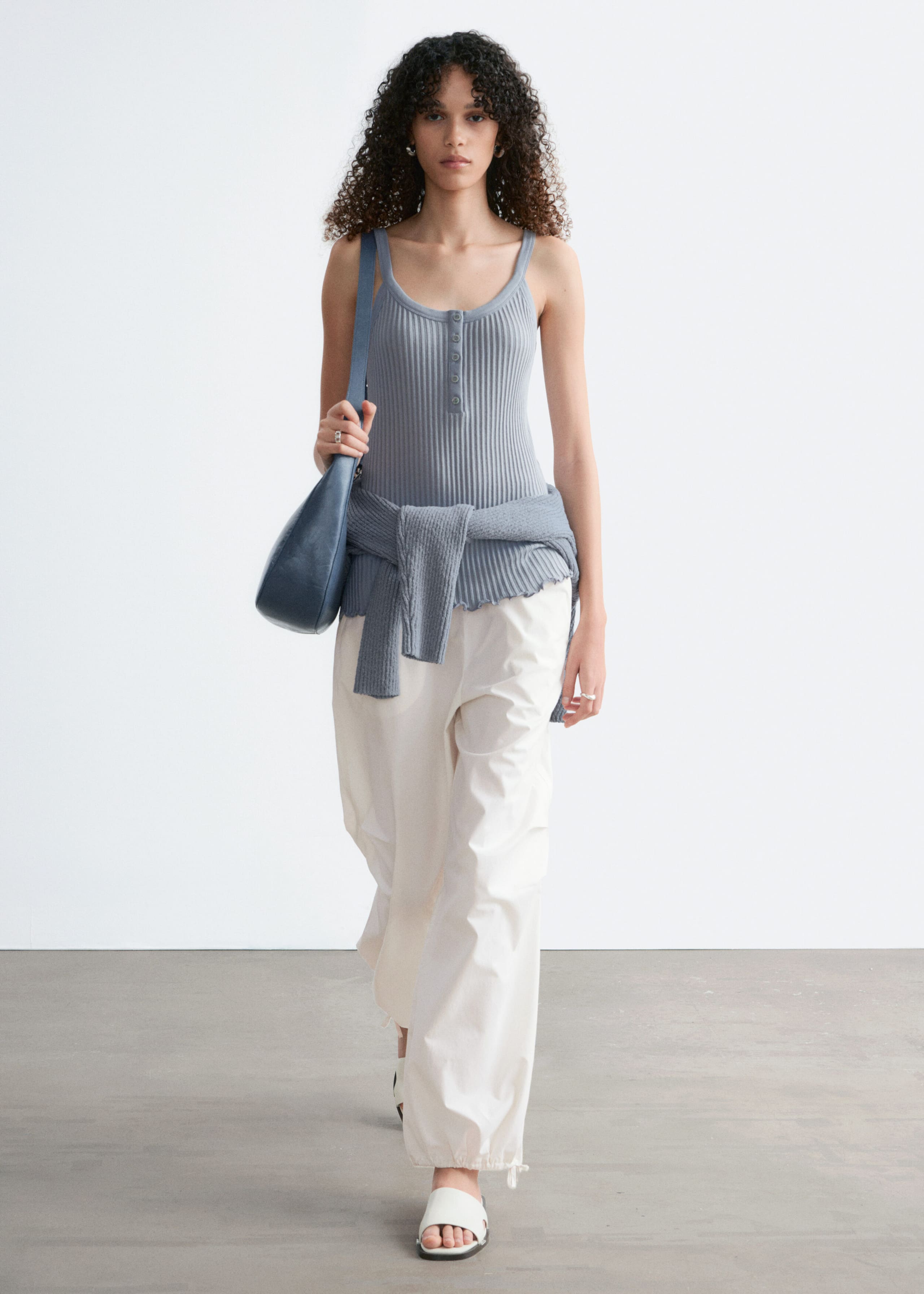 Image of Scalloped Tank Top