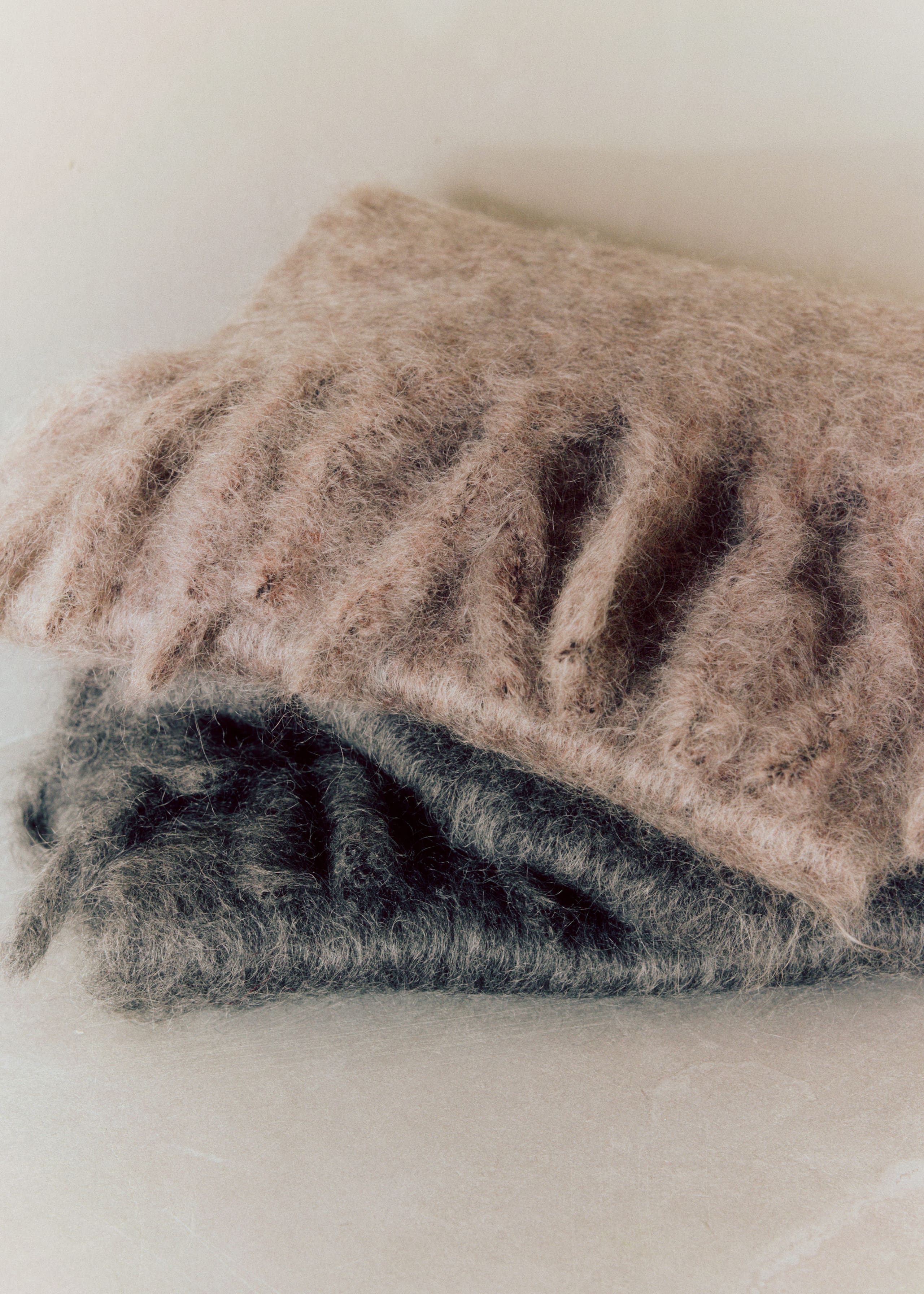 Image of Large Mohair-Blend Scarf