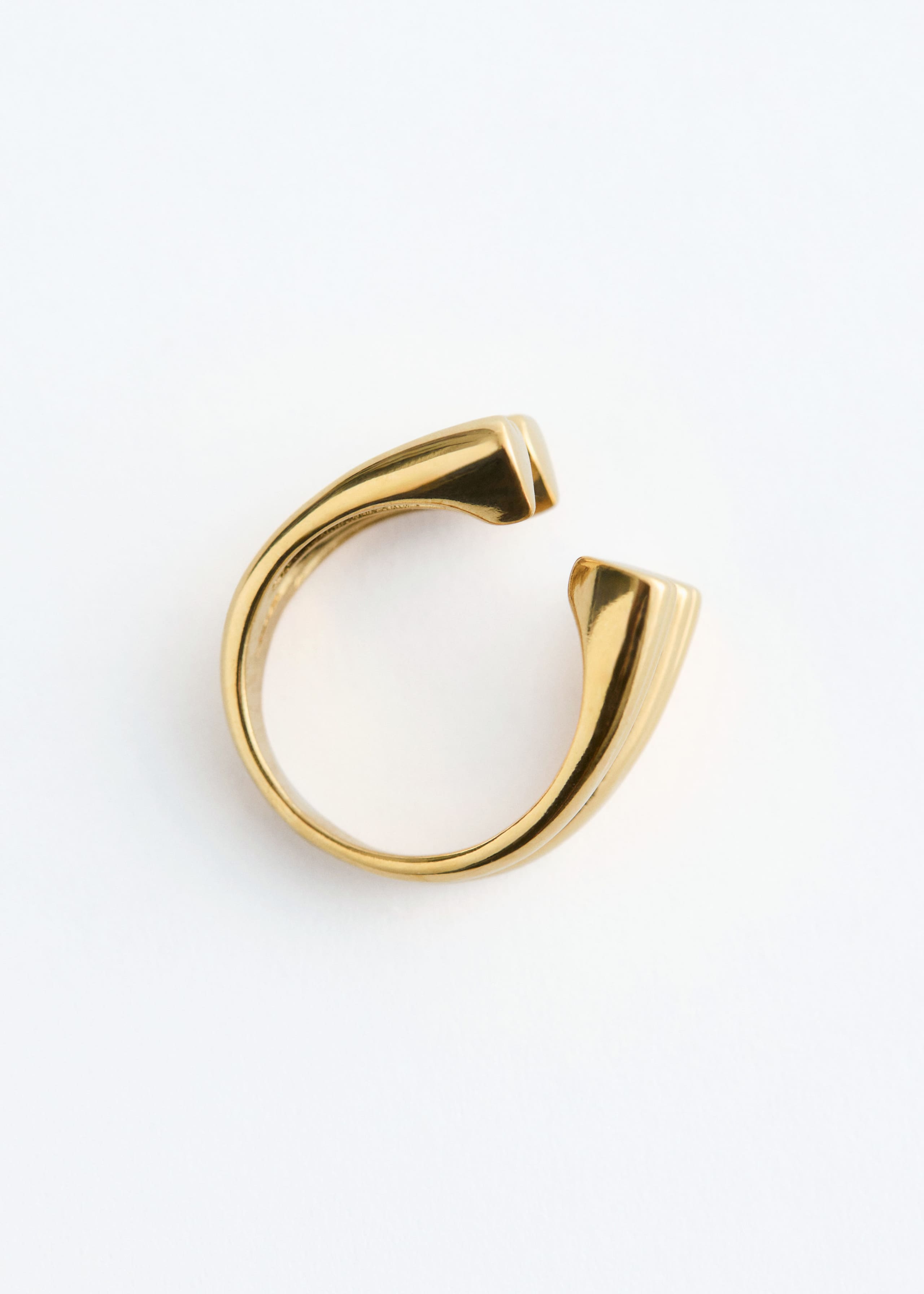 Wickelring mit Herzverzierung - Gold - Stillleben