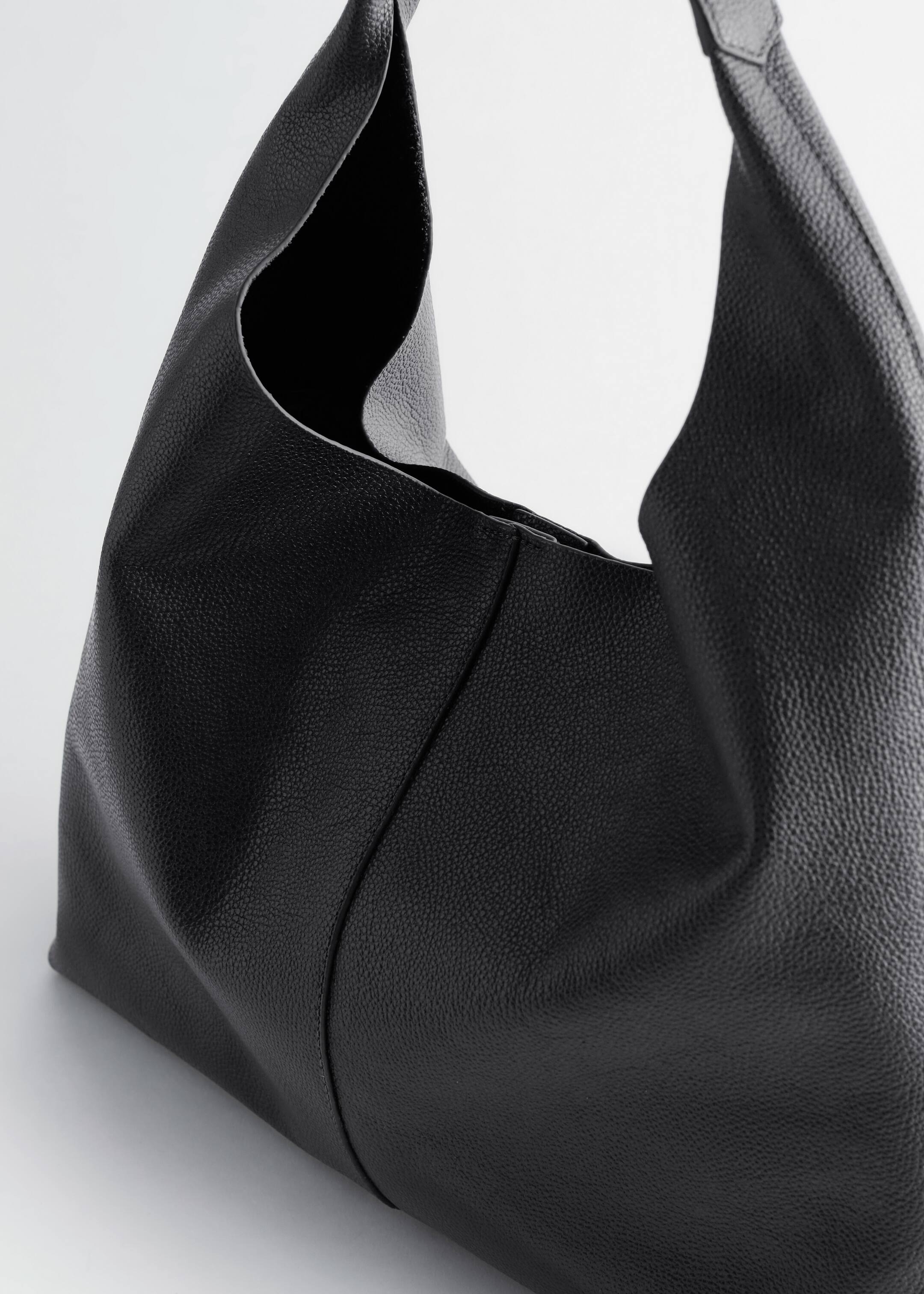 Ver imagem maior: Mala tote grande em pele - Preto - SENHORA | H&M PT 6