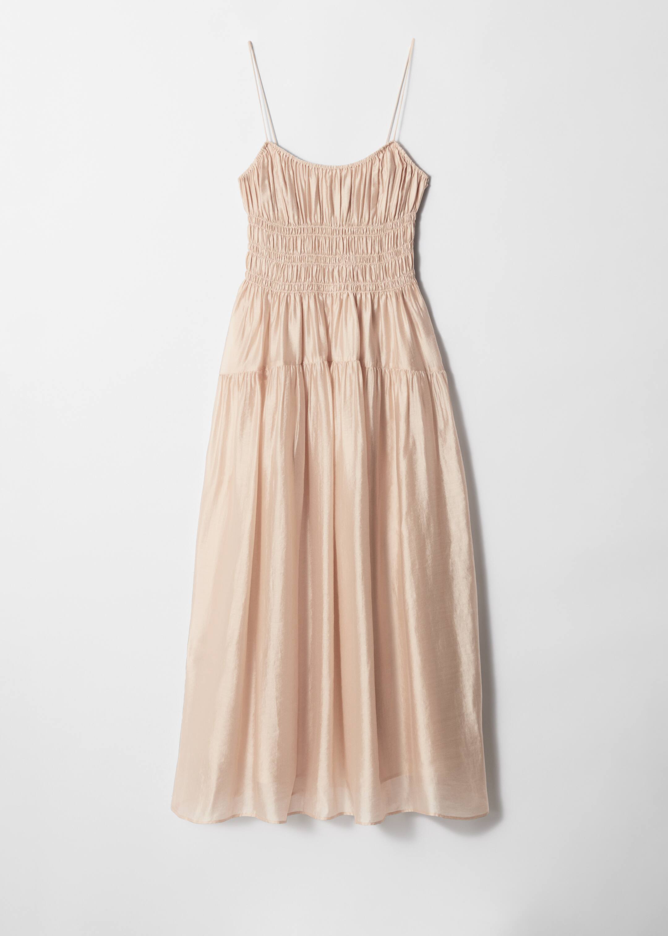 Visualizza immagine più grande: Abito midi con ruche - Beige - DONNA | H&M IT 5