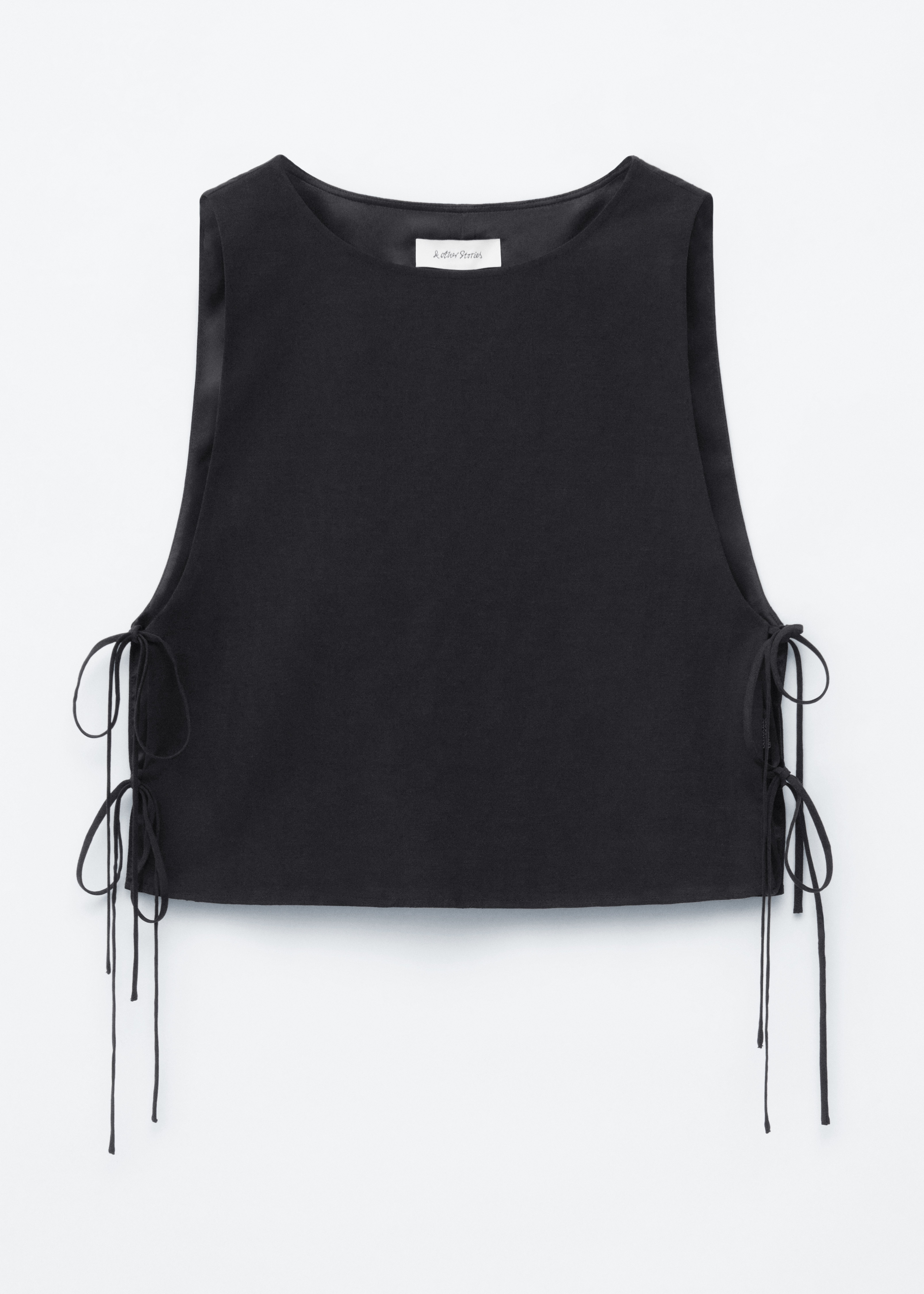 Тъкана яка тип лигавник - Черен/Тъмнокафяво