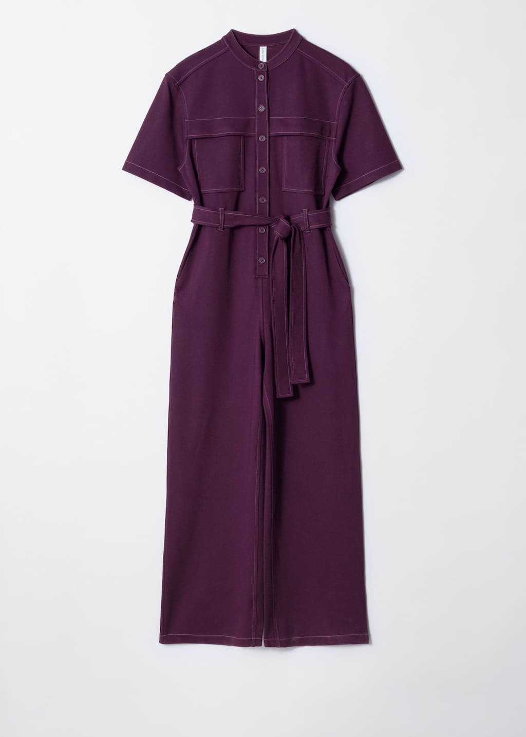 Image of Kurzärmliger Utility-Jumpsuit