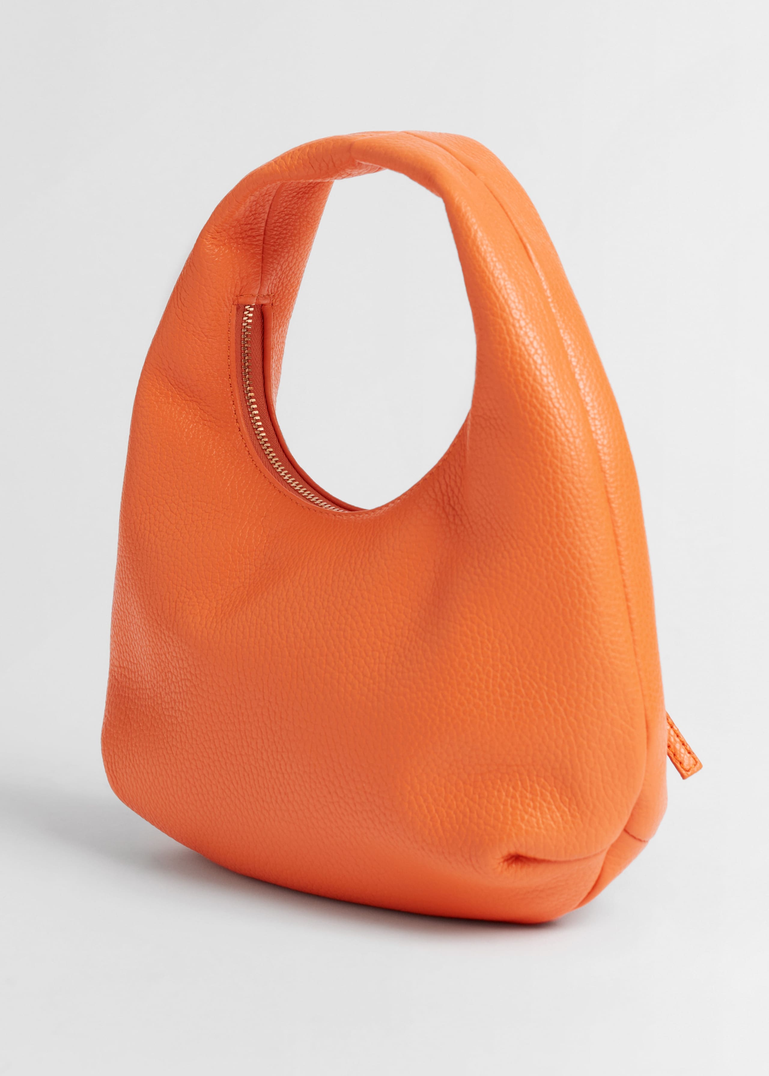 LeatherHandBag - Tangerine - Natura morta