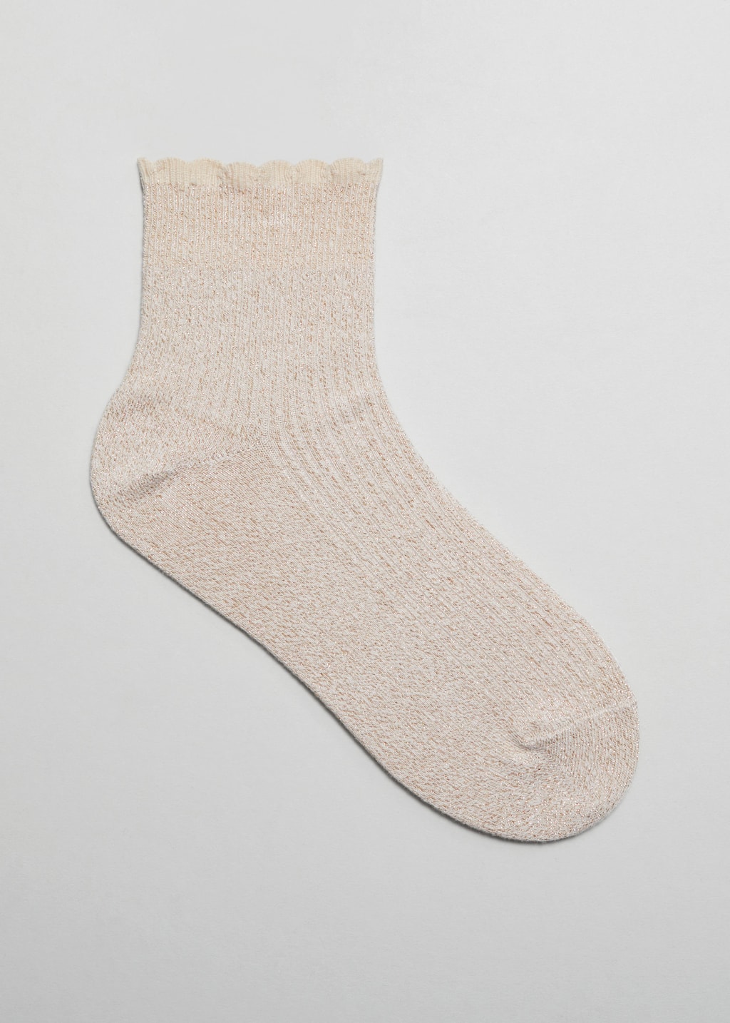 Image of Calcetines de zapatillas deportivas con purpurina