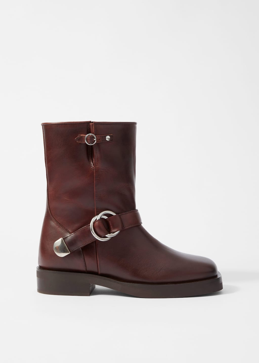 Image of Botas moteras de piel