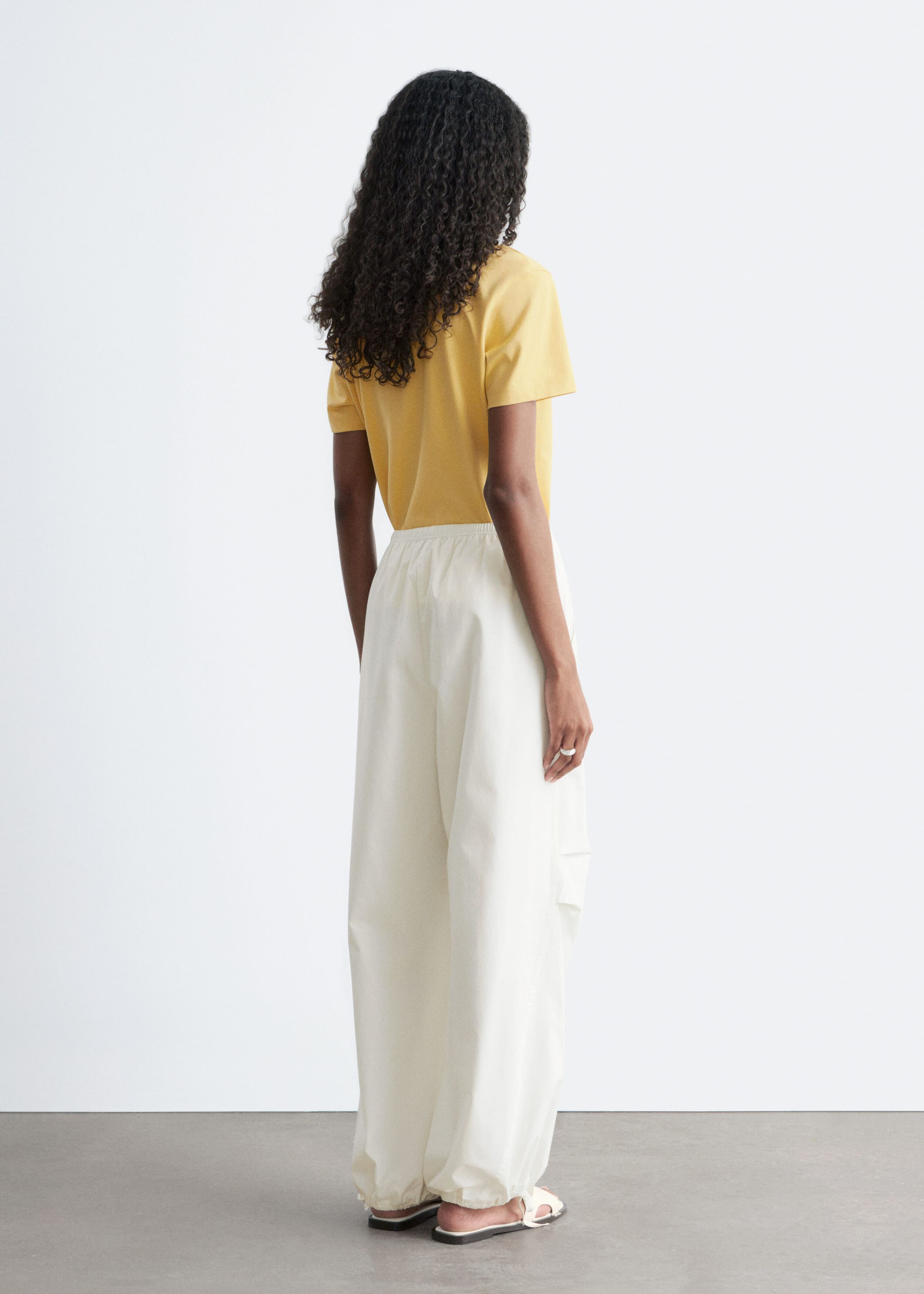 Image of T-shirt girocollo in cotone