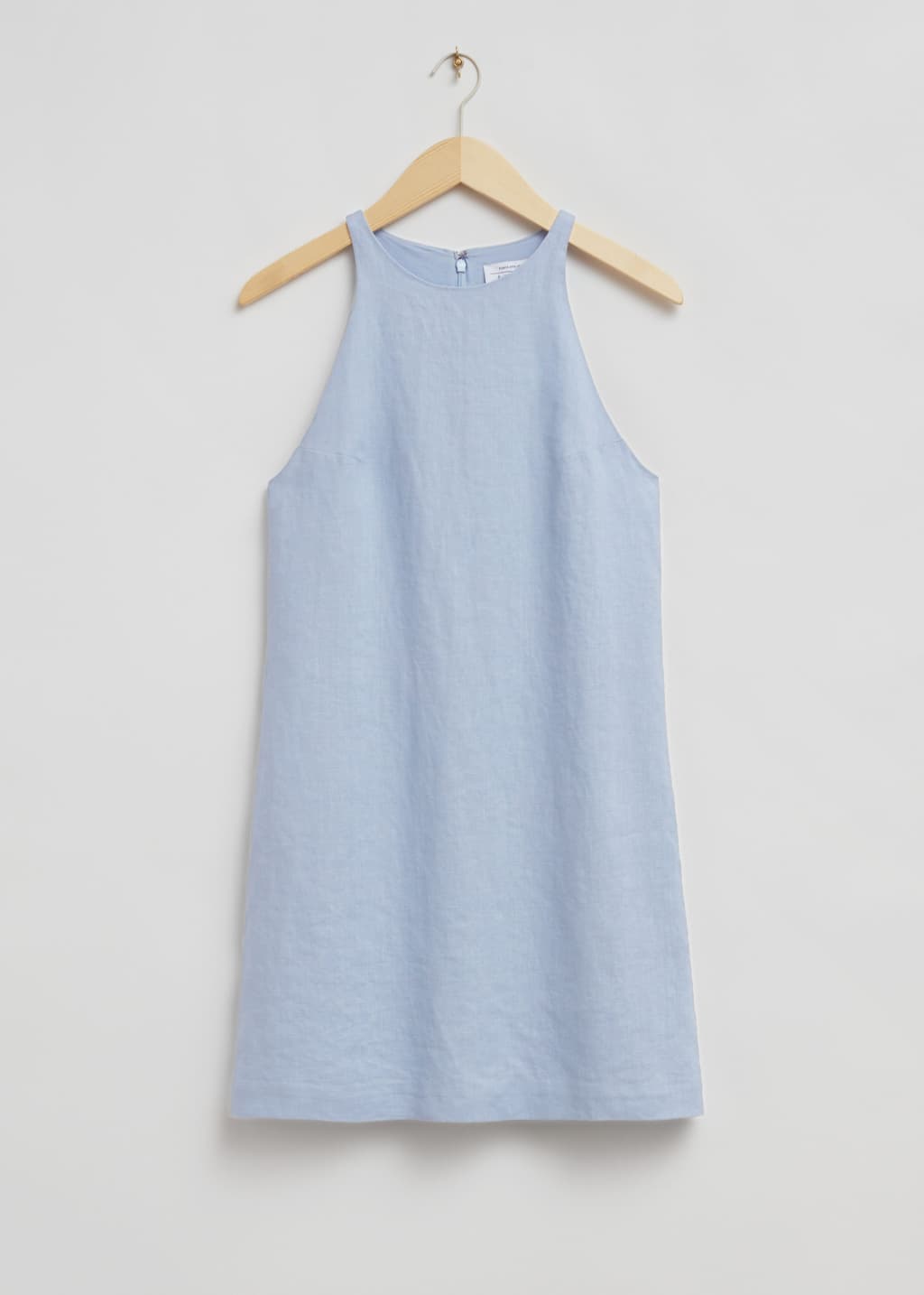 Linen A-Line Dress - Blue Florals - Still Life