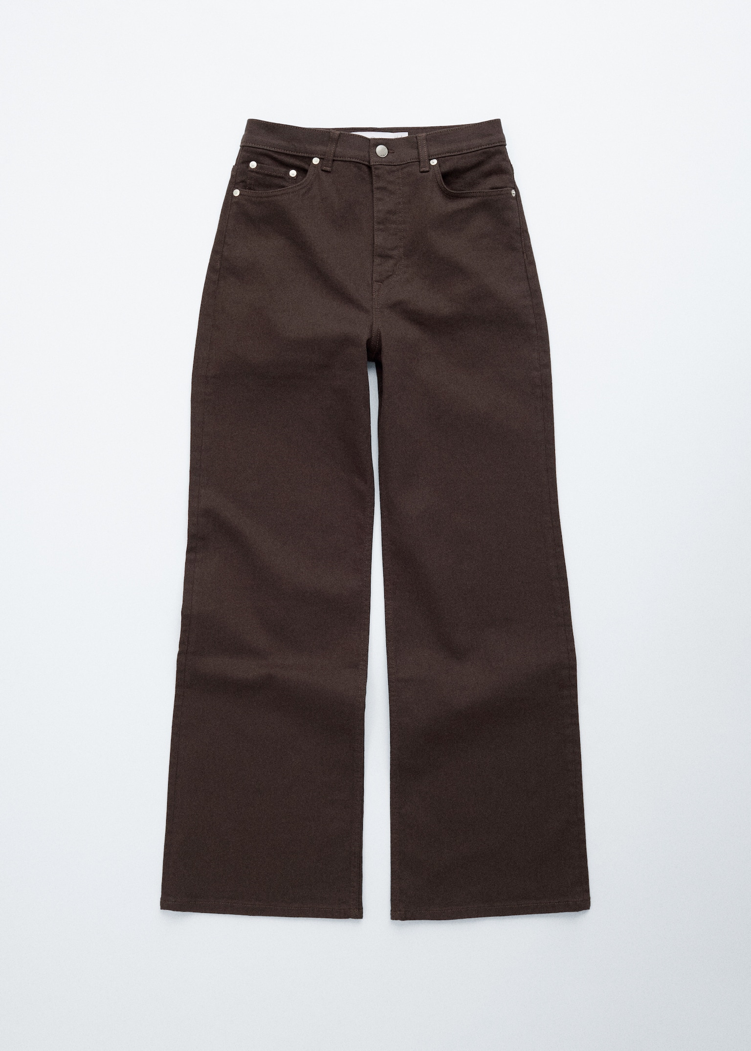 Wide-Leg Jeans - Dark Brown/Dark Red/Blue/Black/Medium Blue/Light blue/Grey