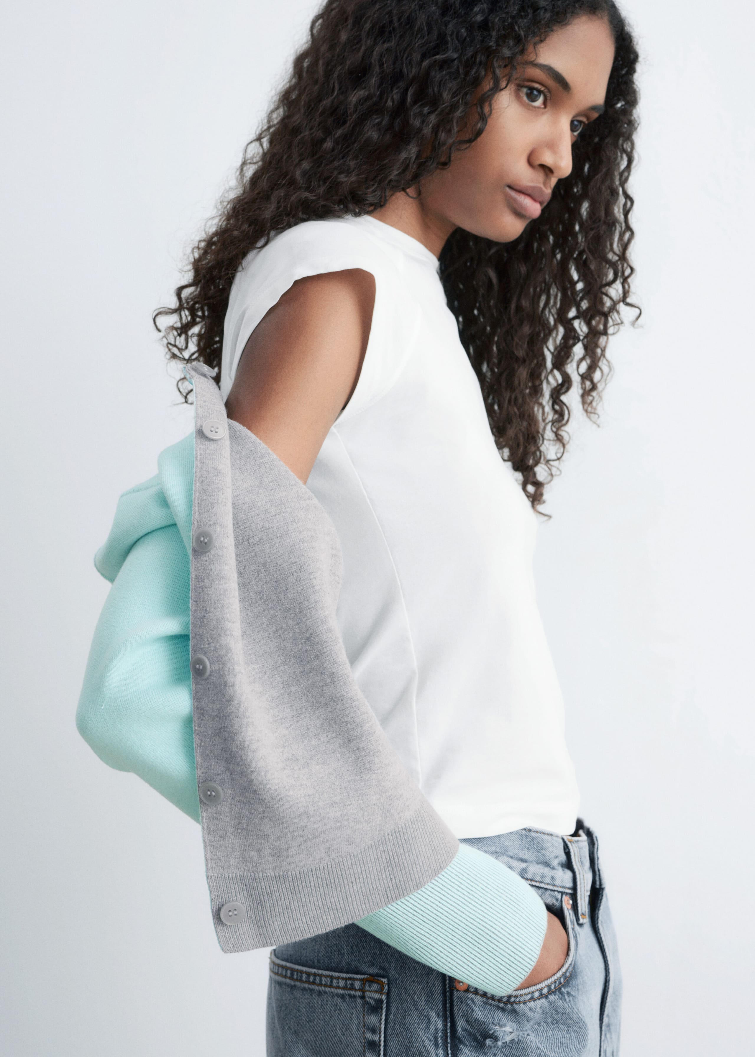 Image of Cardigan court réversible