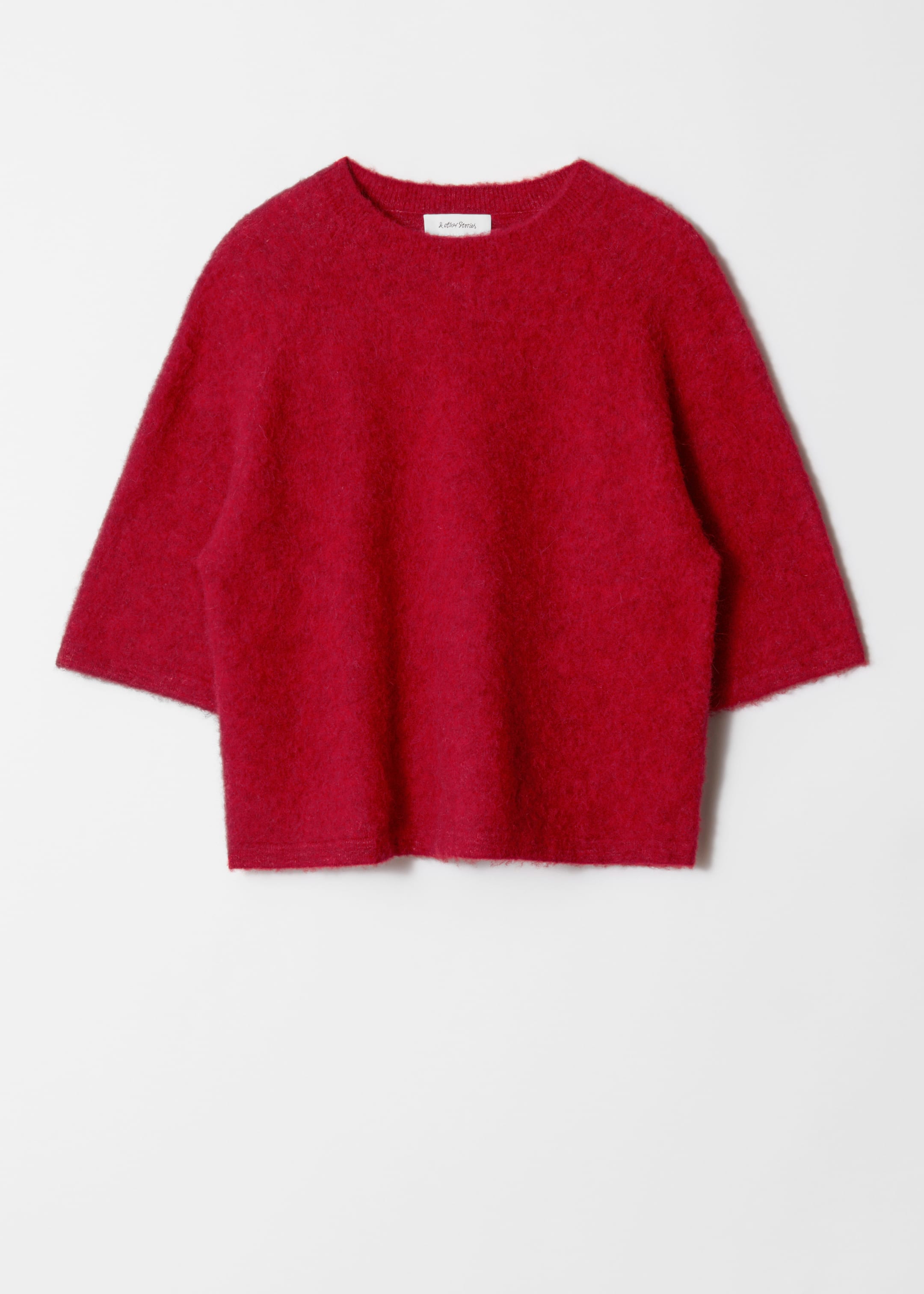 Grösseres Bild ansehen: Strickoberteil aus Alpaka-Mix - Rot - DAMEN | H&M CH 6