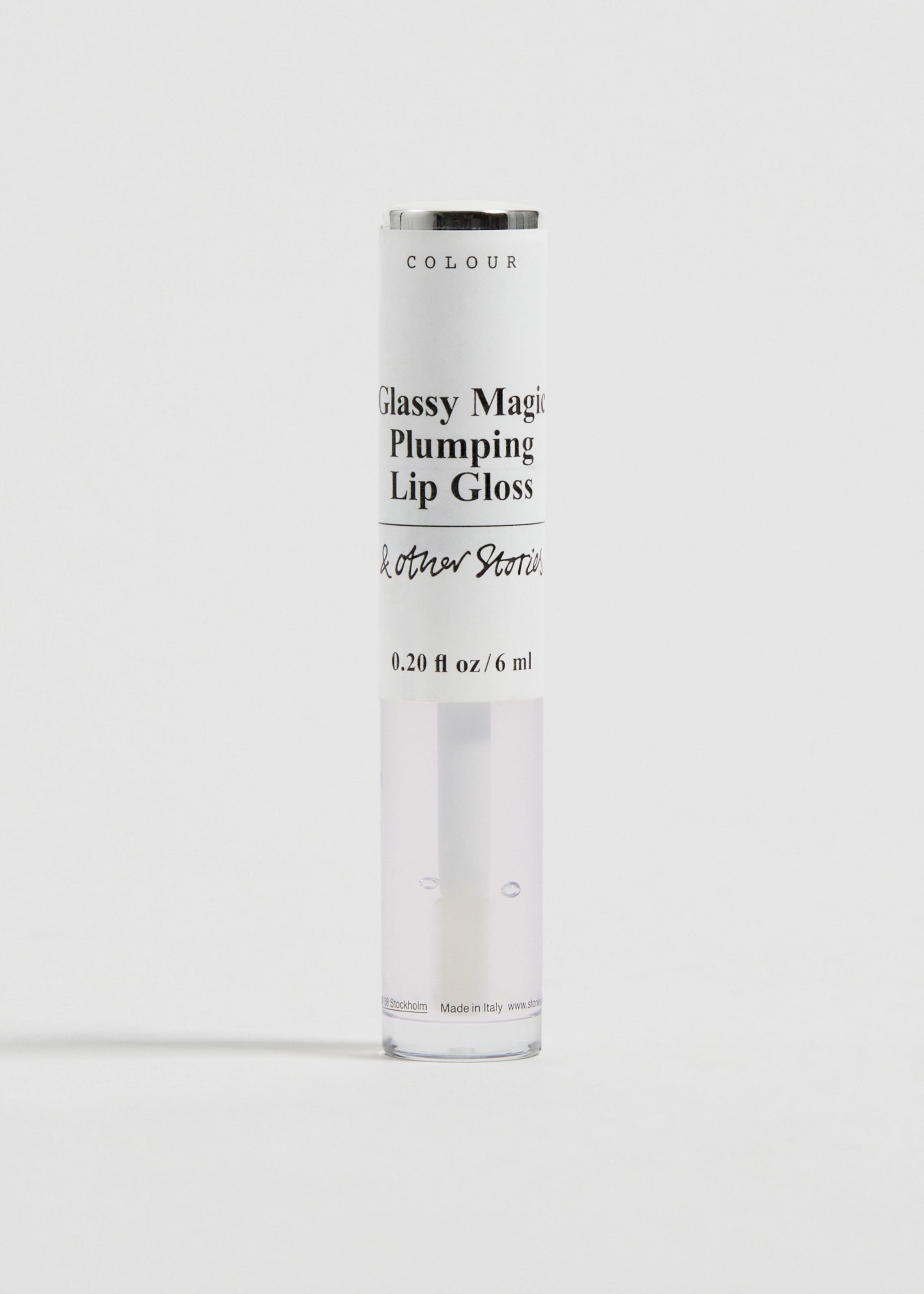 Transparenter Lipgloss mit Volumeneffekt