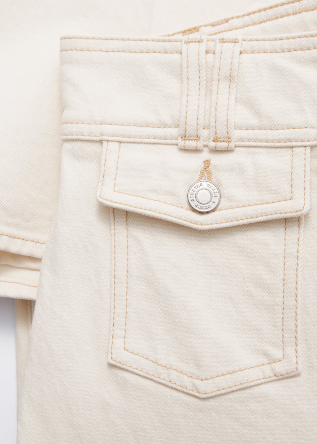 Image of Press-Crease Flared Jeans