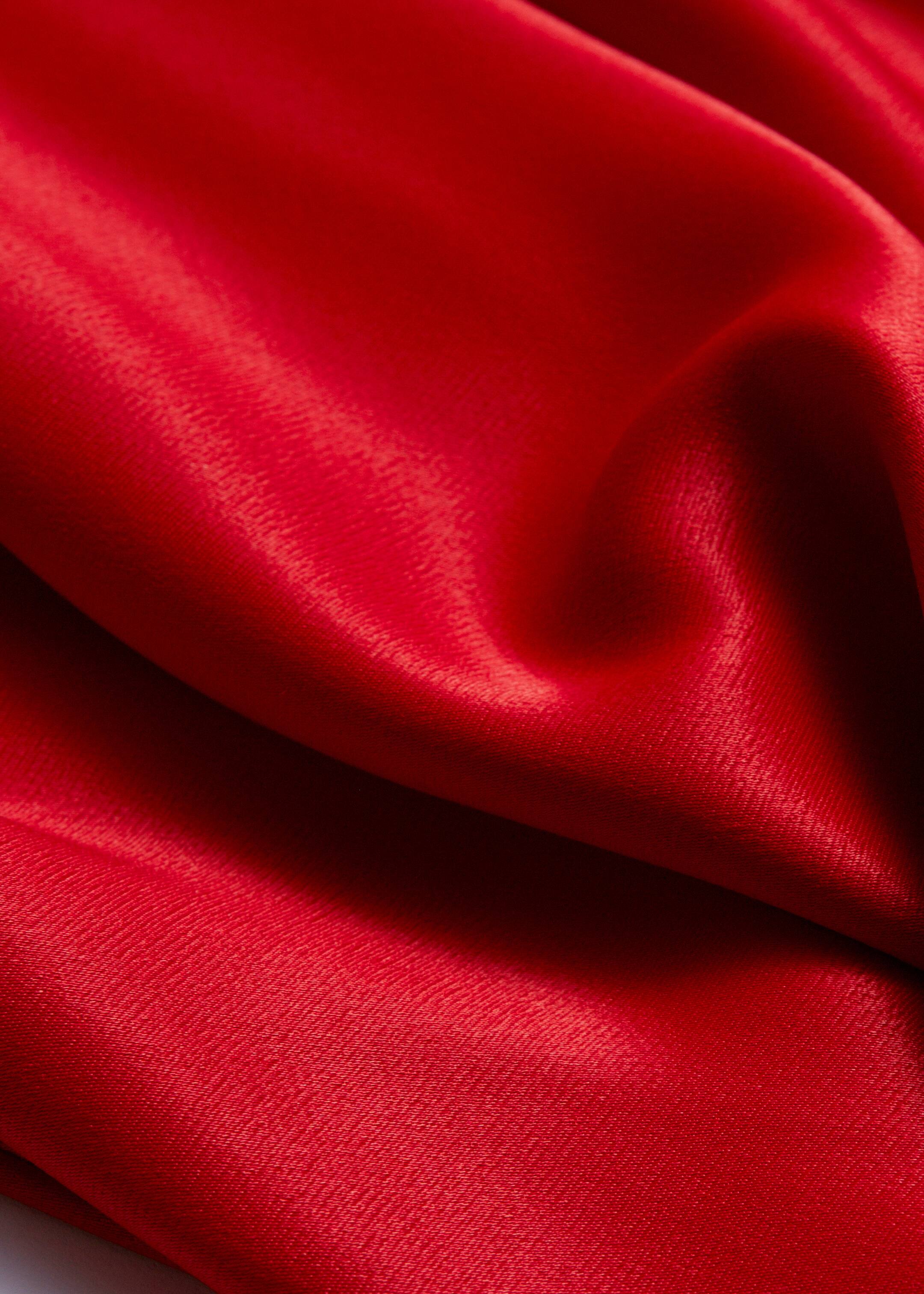 View larger image: Satin Midi Skirt - Red - Ladies | H&M GB 2