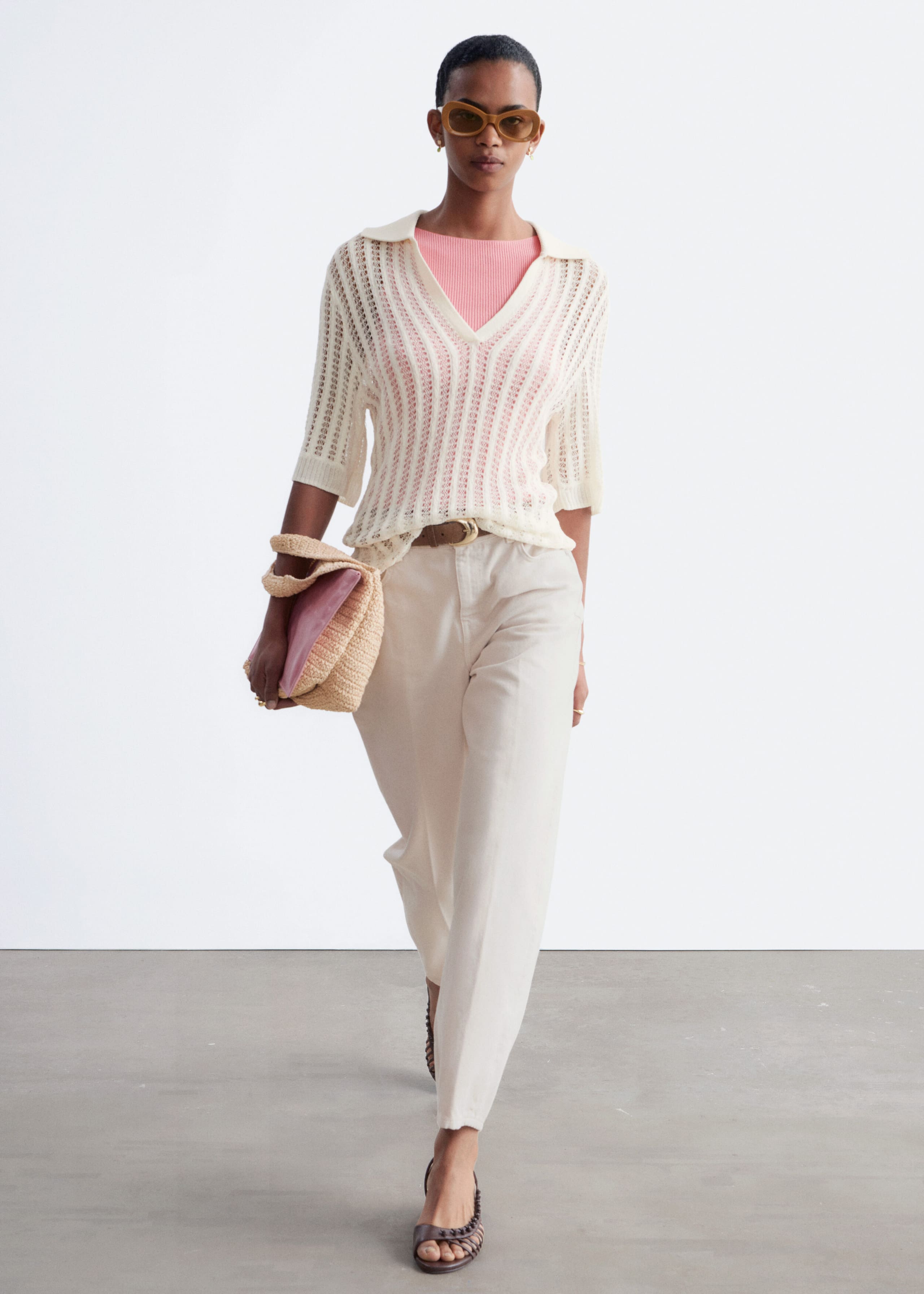 Image of Jeans med avsmalnande ben