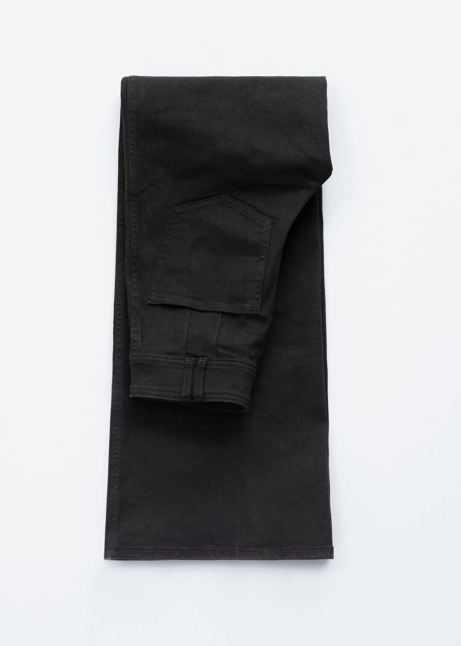 Press-Crease Flared Jeans - Black/Washed Mid Blue/Washed Light Blue - 2