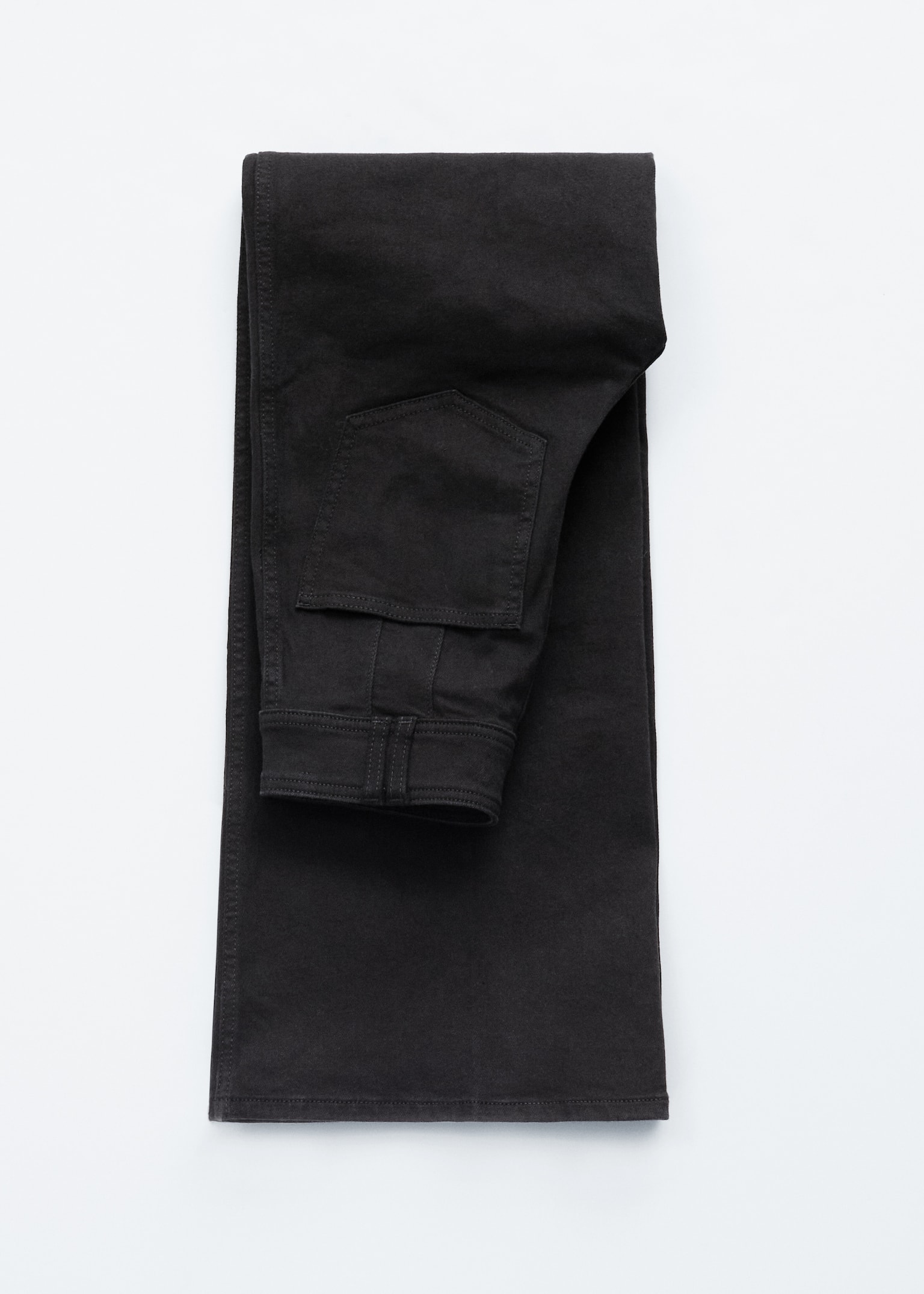 Press-Crease Flared Jeans - Black/Washed Mid Blue/Washed Light Blue - 2
